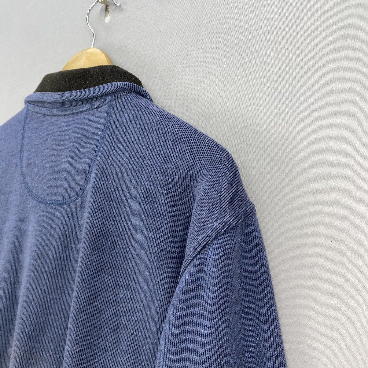 Japanese Brand Vintage Dandyl Striped Half-Zip Knit Sweater Pullover Size US M / EU 48-50 / 2 - 5 Thumbnail