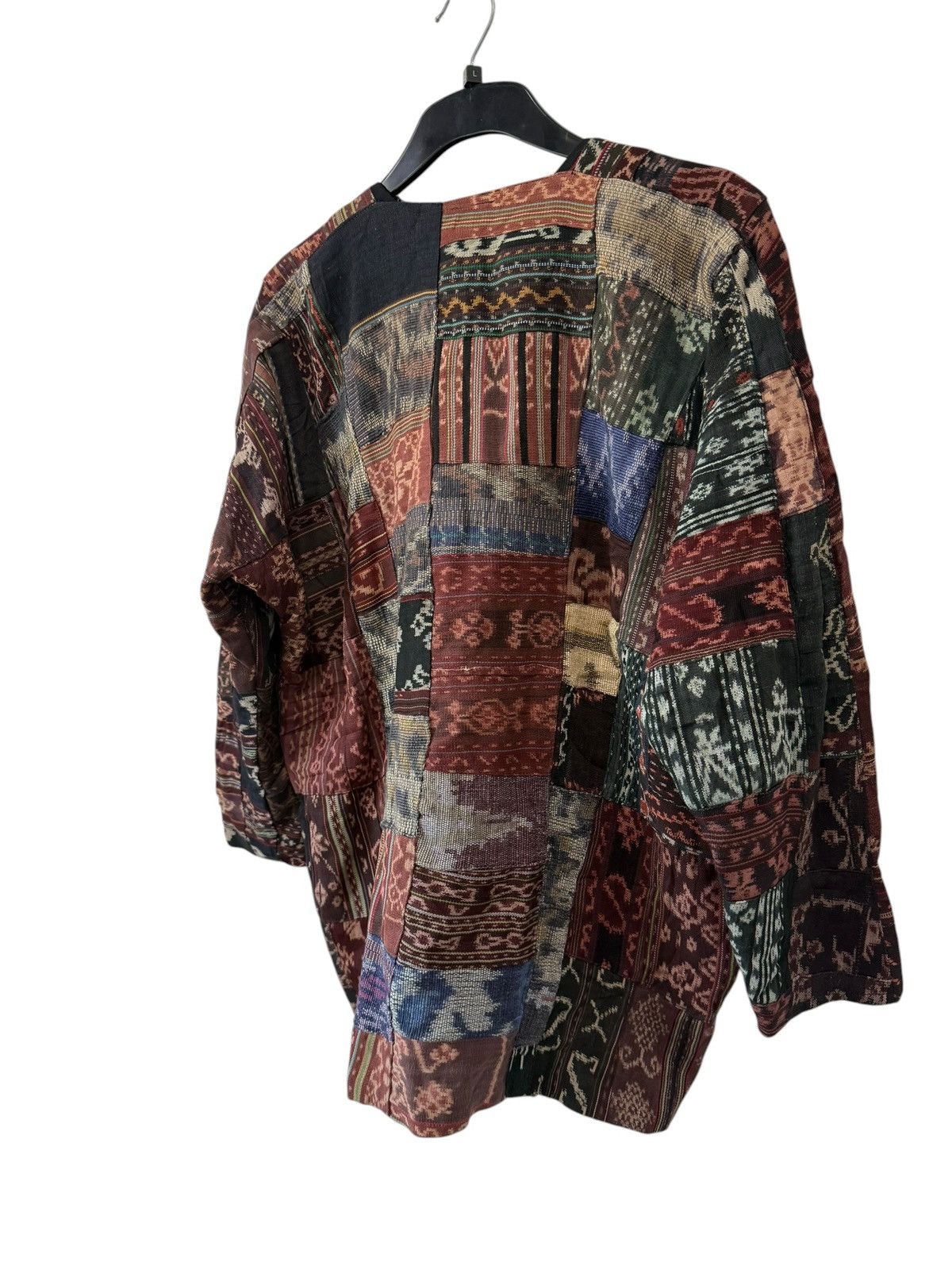 Art Comes First Japanese Brand Patchwork Jacket Rayon Jacket Oversized Size L / US 10 / IT 46 - 7 Thumbnail