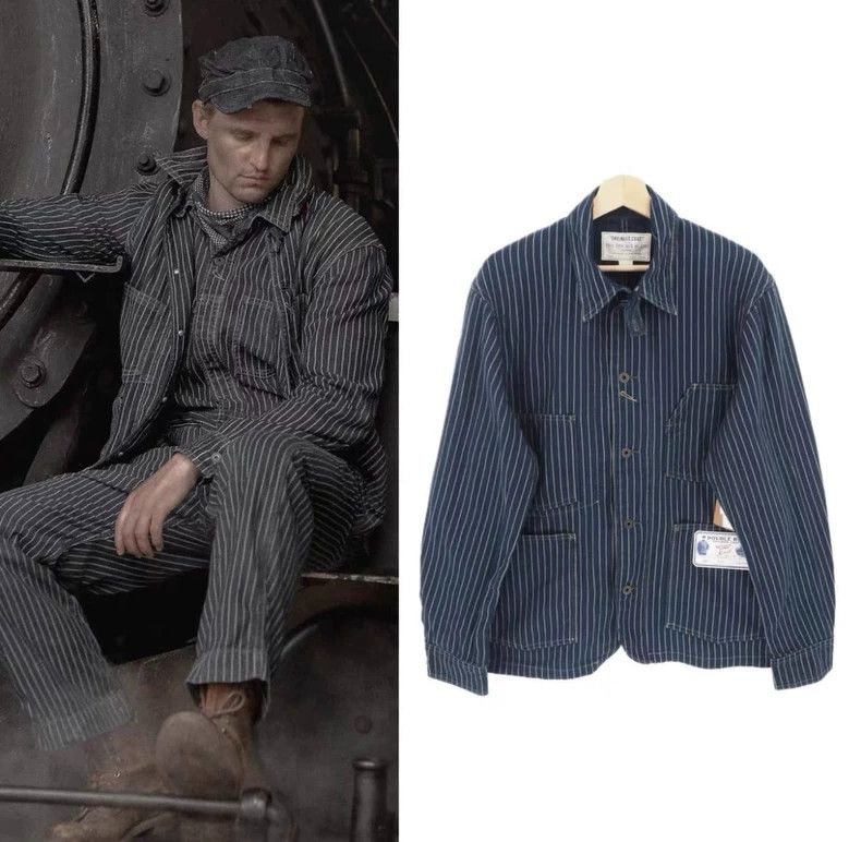 Polo Ralph Lauren Ralph LaurenBlue polka dot striped workwear jacket 2503-Nex Size US XL / EU 56 / 4 - 1 Thumbnail