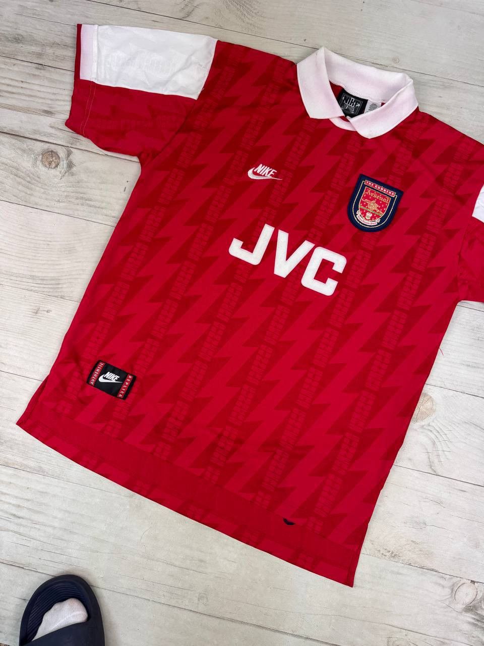 Nike Vintage Nike Arsenal 1994 1996 Home Shirt Soccer Jersey Size US XL / EU 56 / 4 - 2 Thumbnail