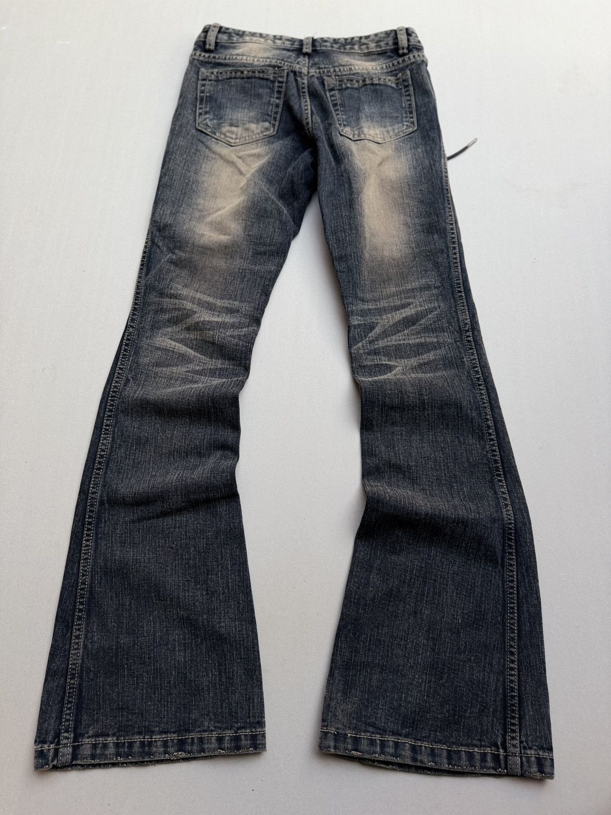 Japanese Brand EGOIST lace up flare jeans Size US 26 / EU 42 - 4 Thumbnail