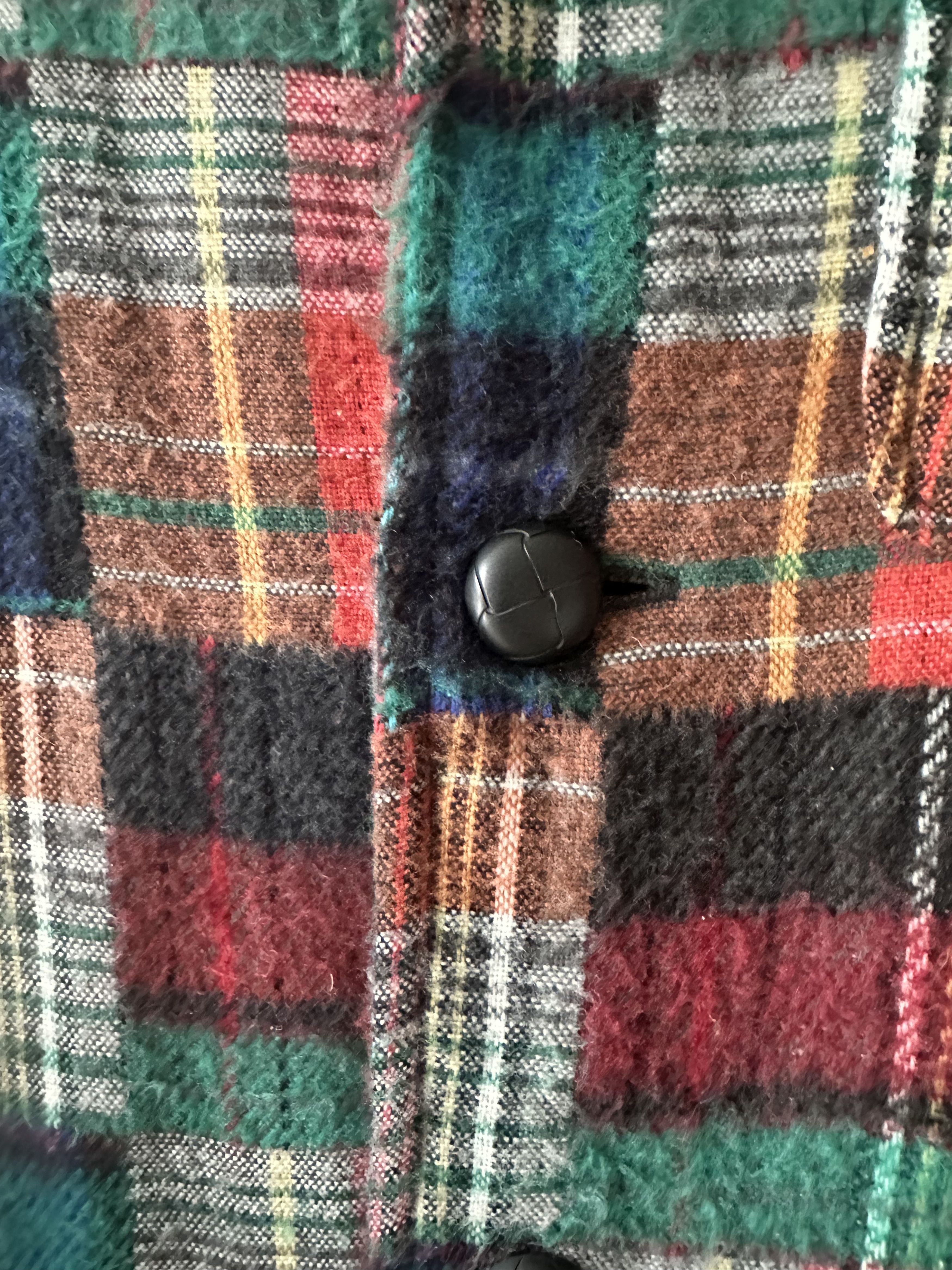 Vintage 'Our House' Vintage Plaid Cozy Shearling Jacket Size US M / EU 48-50 / 2 - 3 Thumbnail