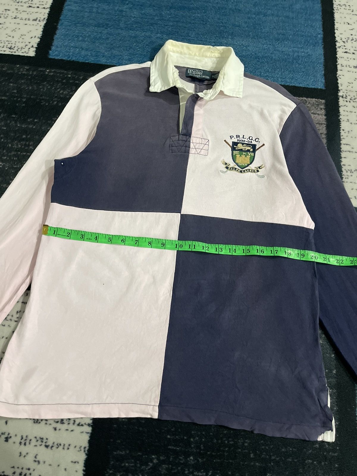Polo Ralph Lauren Y2k Vintage Faded Polo Ralph Lauren Style Rugby Polo Tee Size US M / EU 48-50 / 2 - 17 Thumbnail