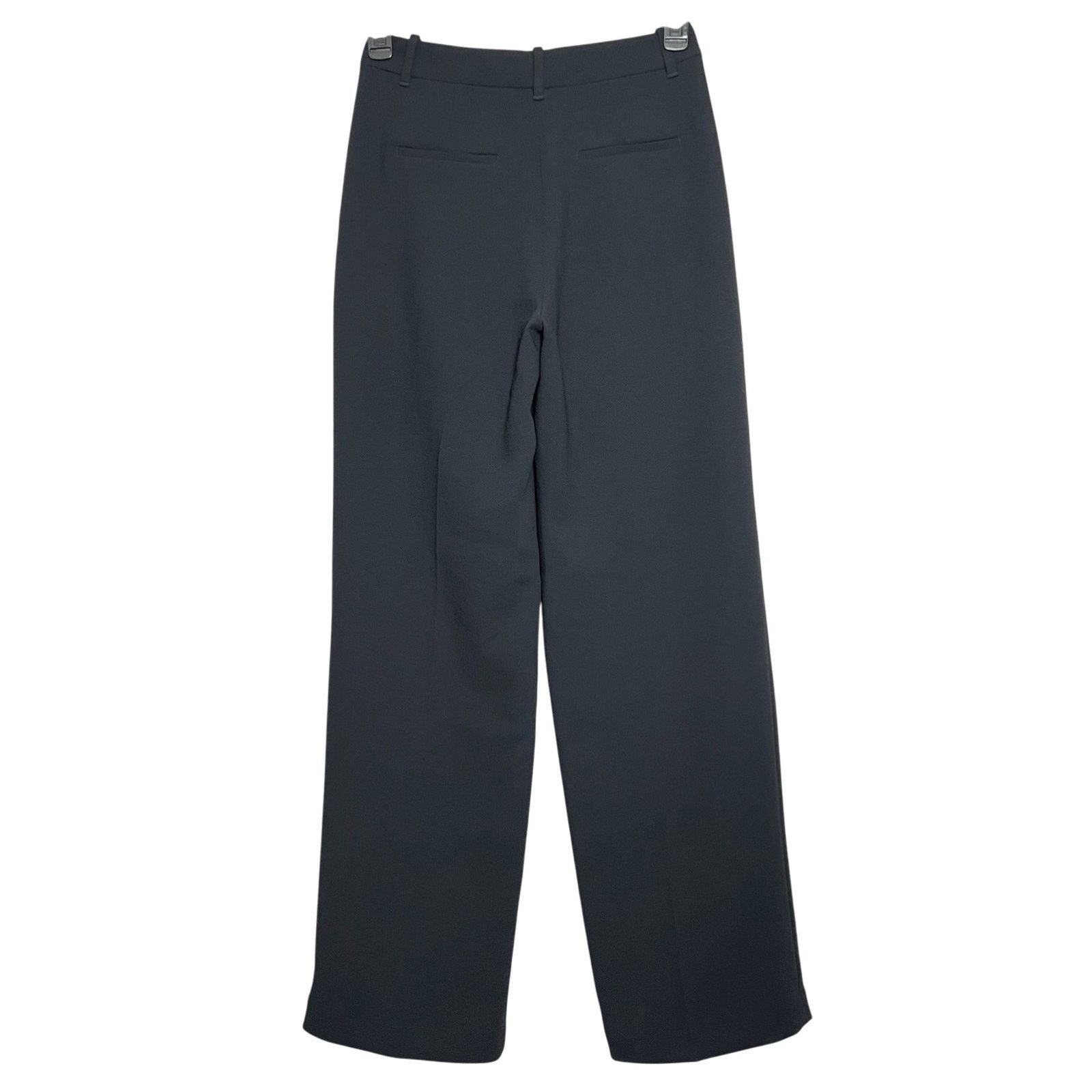 Aritzia Wilfred Effortless Pant Black Pleated Wide Leg Crepe 6 Size 28" / US 6 / IT 42 - 2 Thumbnail