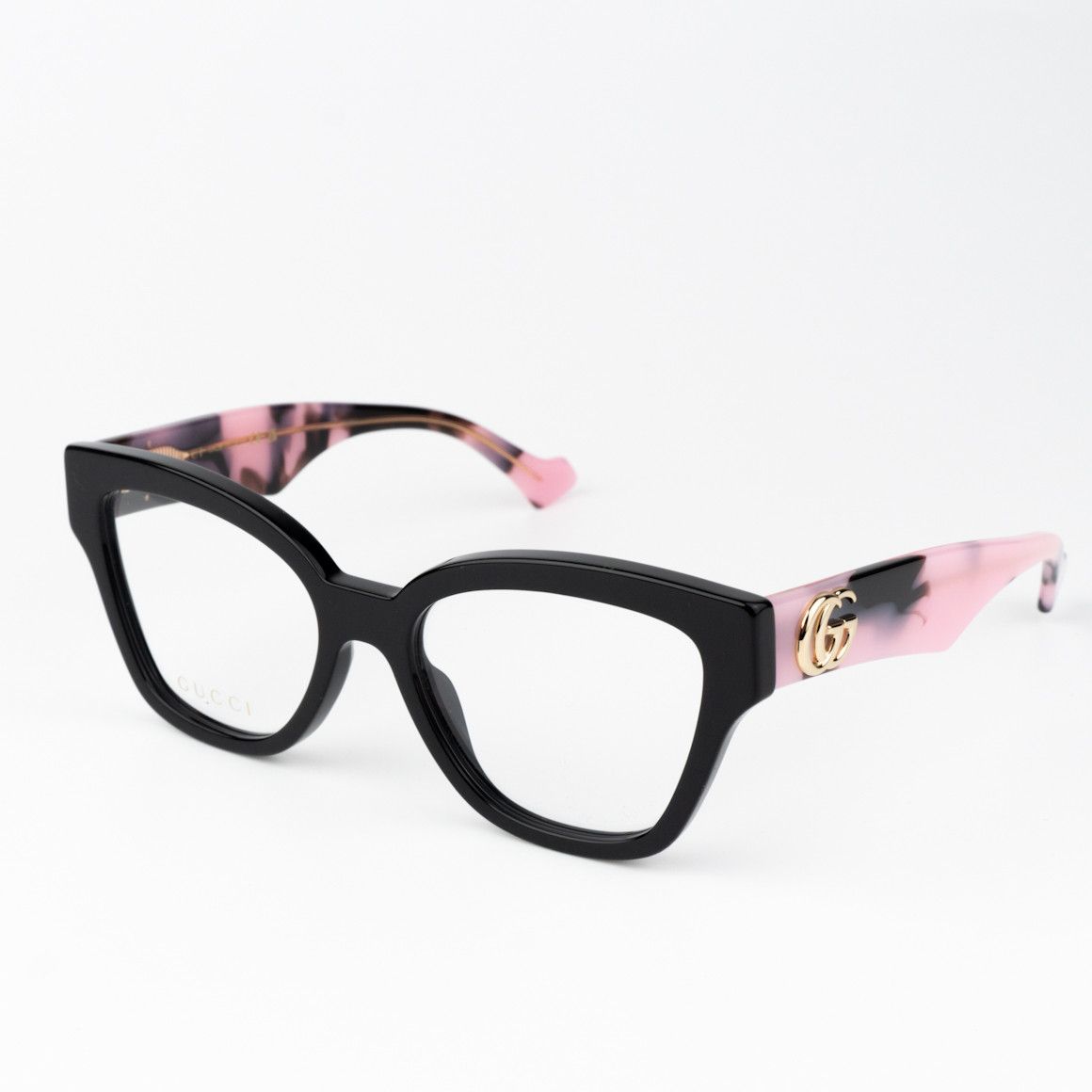 Gucci NEW Gucci GG1424O 012 Black Pink Cat Eye Women Eyeglasses Size ONE SIZE - 3 Thumbnail