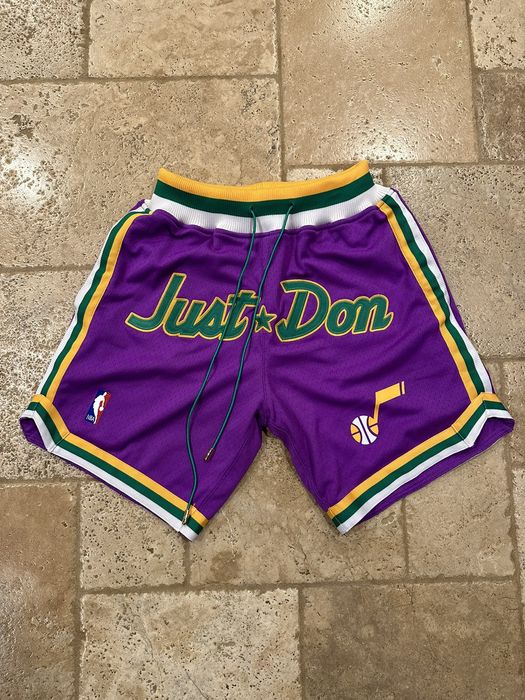 Just Don x Mitchell & Ness NBA Chicago Bulls OG Black Shorts