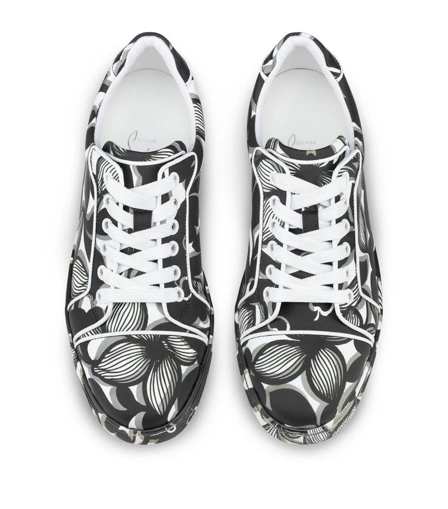 Christian Louboutin o1s1wg111025 Sneakers in Black & White Size US 4.5 / IT 34.5 - 3 Thumbnail