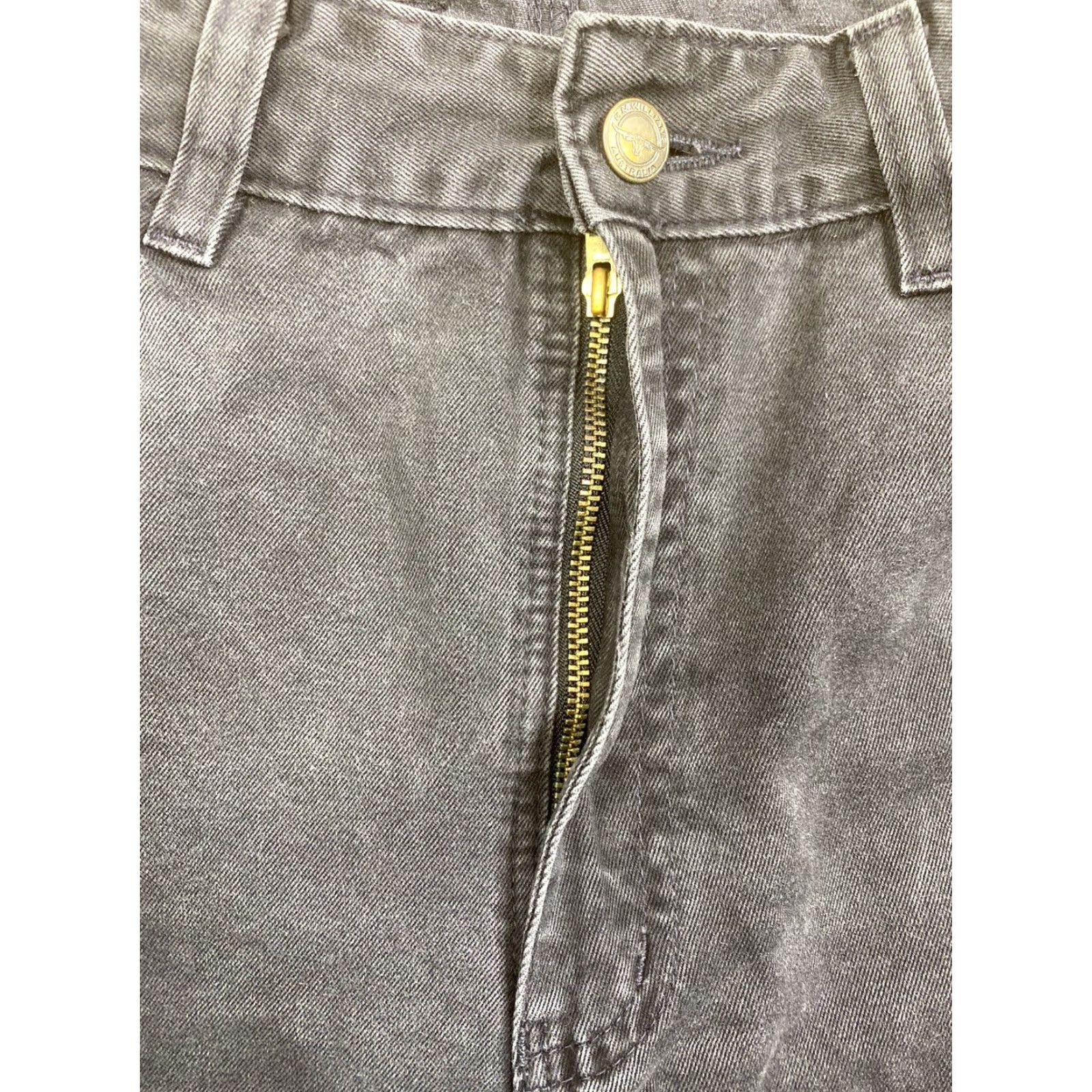 Vintage RM Williams Denim Jeans Mens 34x26 Black Denim Straight Jeans 7288 Regular Men Size US 34 / EU 50 - 6 Thumbnail