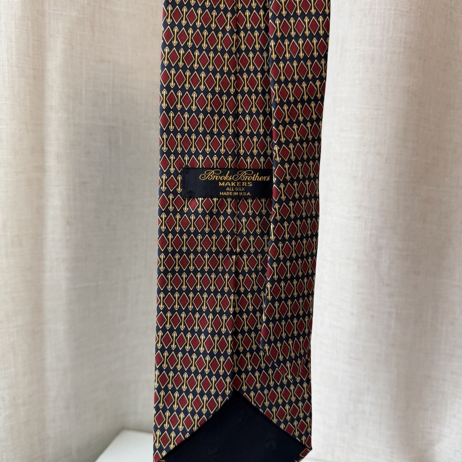Brooks Brothers Vintage Brooks Brothers Makers Silk Tie Made USA (1980s–90s) Size ONE SIZE - 17 Thumbnail