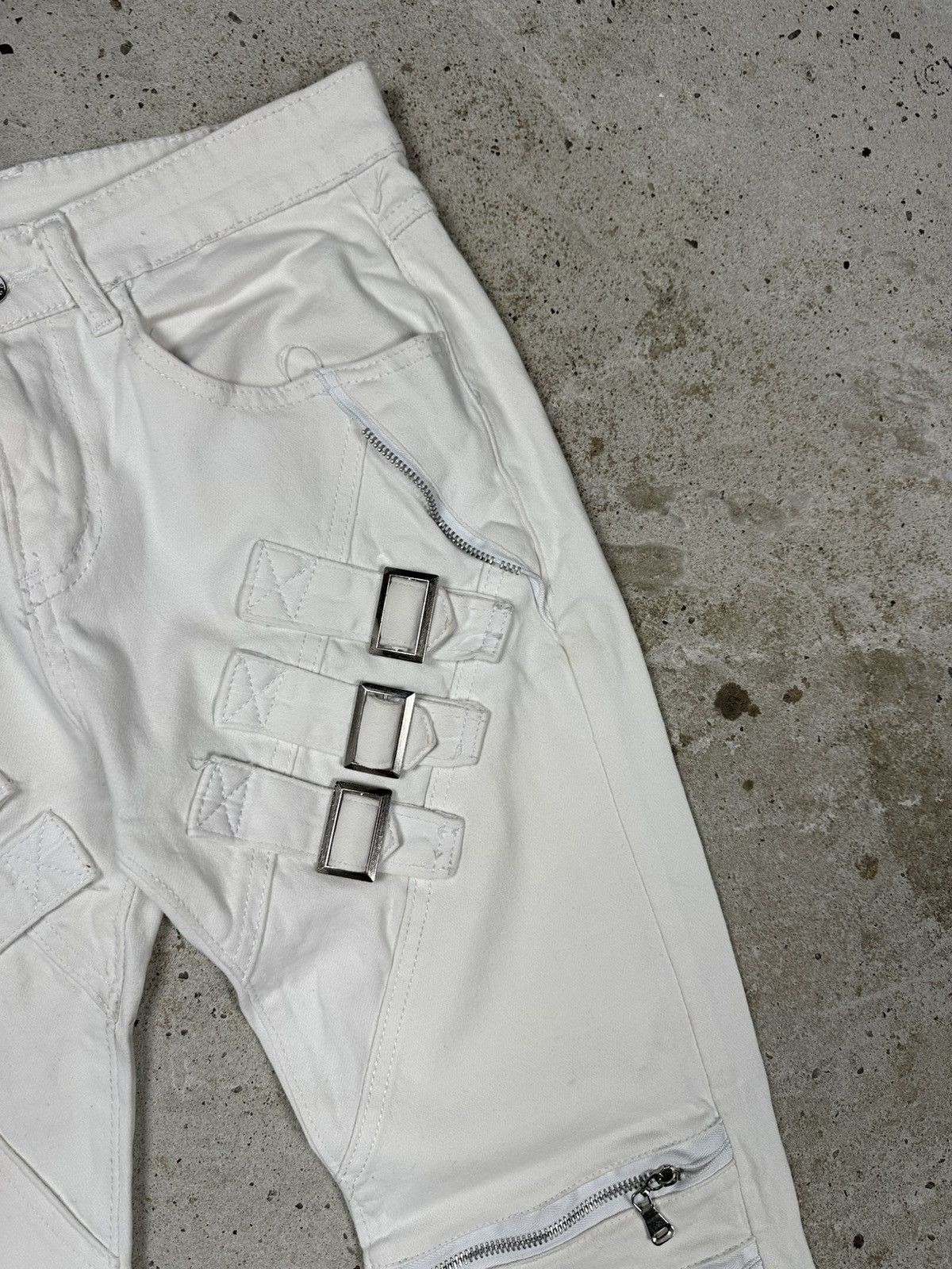 If Six Was Nine Vintage Y2K Japanese Style Bondage Cargo Pants Size US 30 / EU 46 - 8 Thumbnail