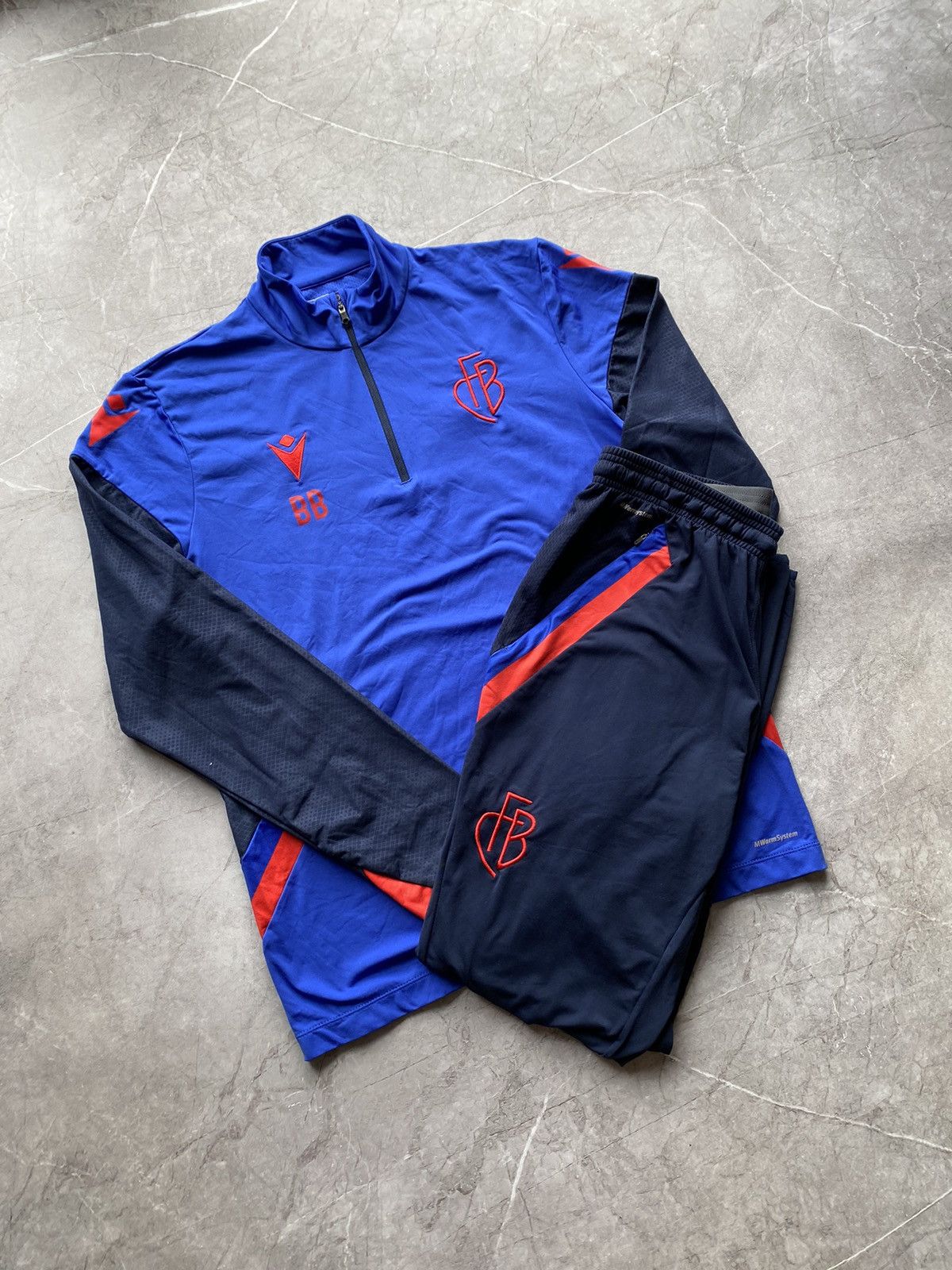 Macron Macron FC Basel Training Top Soccer Football Track Suit Size US M / EU 48-50 / 2 - 1 Thumbnail
