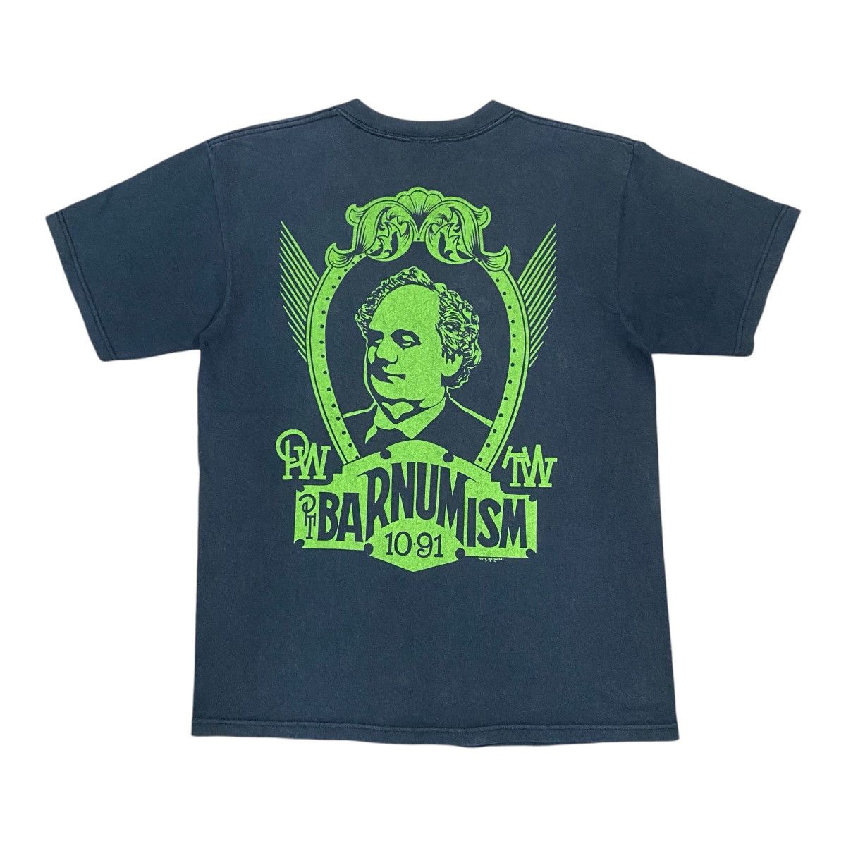 Japanese Brand × Vintage PSYCHO WHEELS ROD KUSTOM BARNUMISM T SHIRT Size US M / EU 48-50 / 2 - 2 Thumbnail