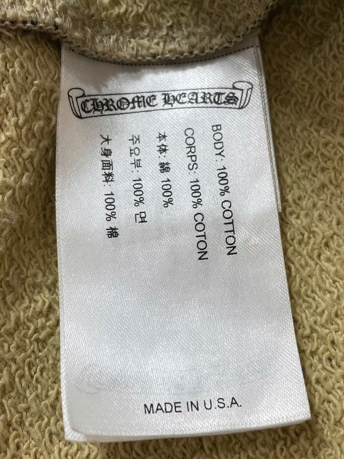 Chrome Hearts Chrome Hearts x Matty Boy CAUTION Crewneck 'Camo' Size US L / EU 52-54 / 3 - 8 Thumbnail