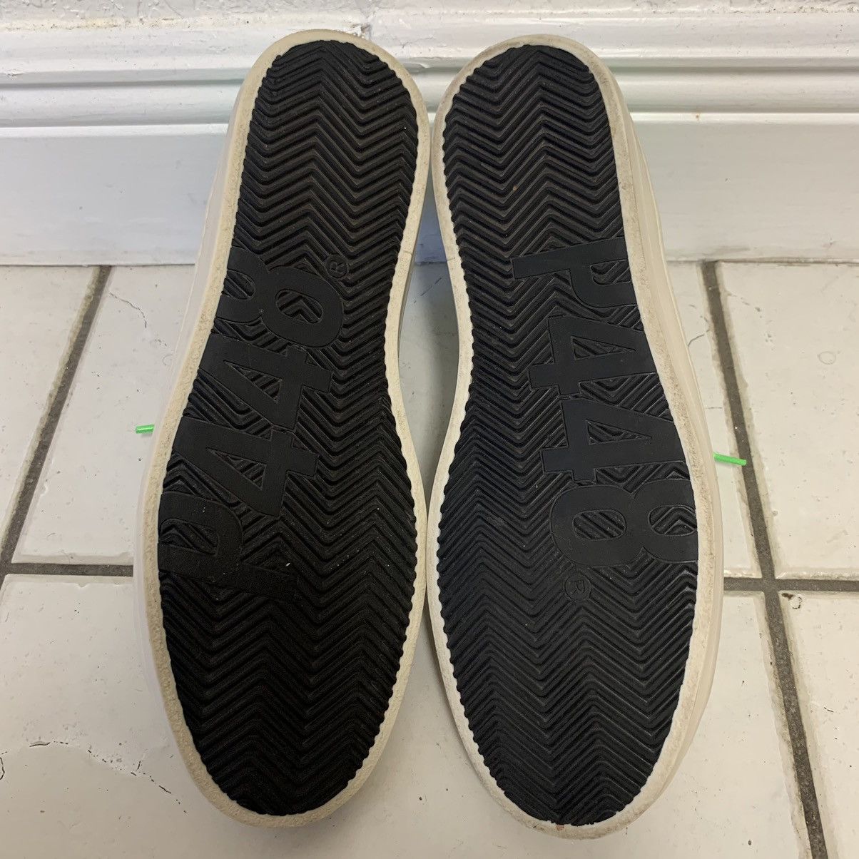 P448 p448 mens leather suede sneakers made in italy size 44 Size US 11 / EU 44 - 8 Thumbnail