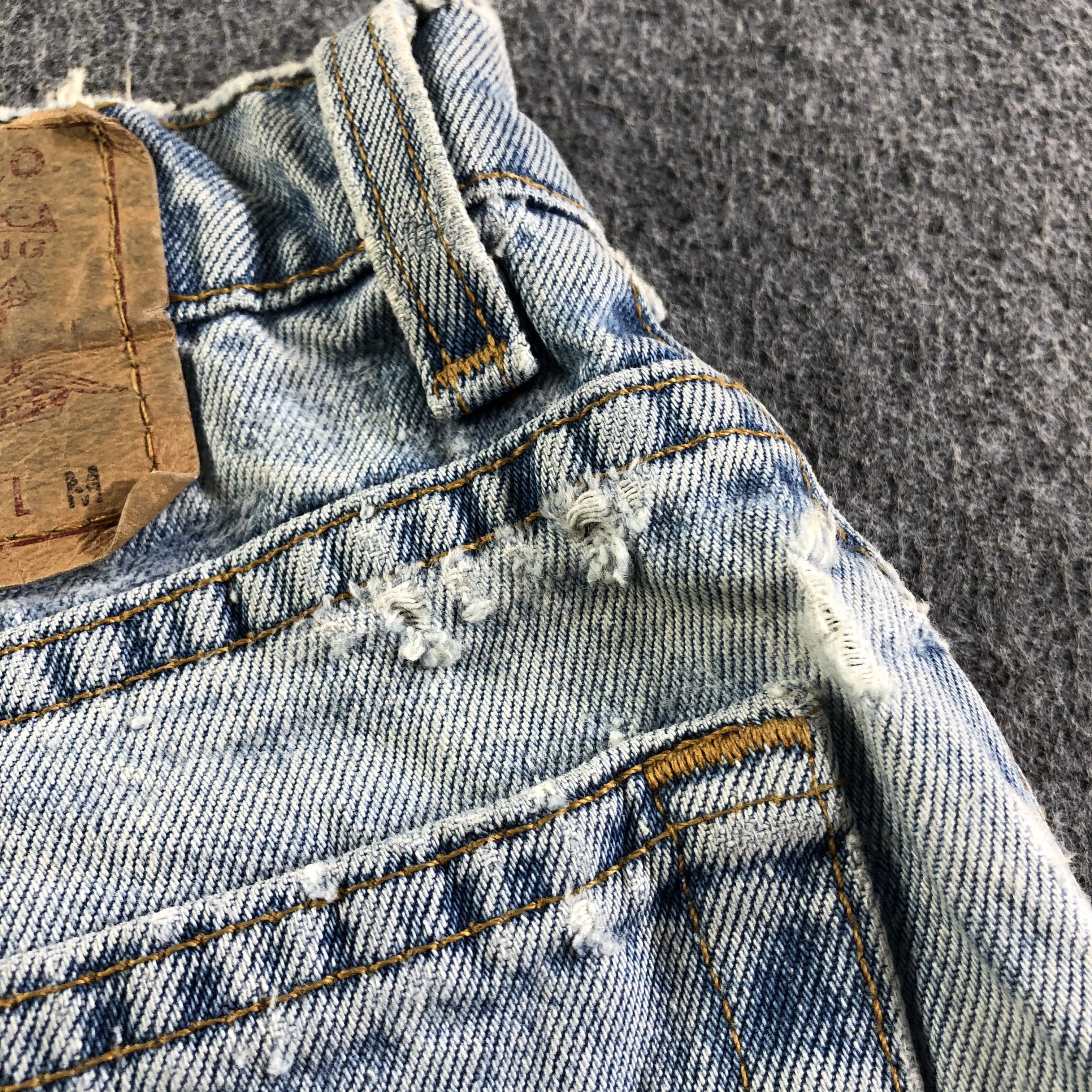 Levi's 90s Vintage Light Wash Levis 512 Jeans-J4303 Size US 27 - 8 Thumbnail