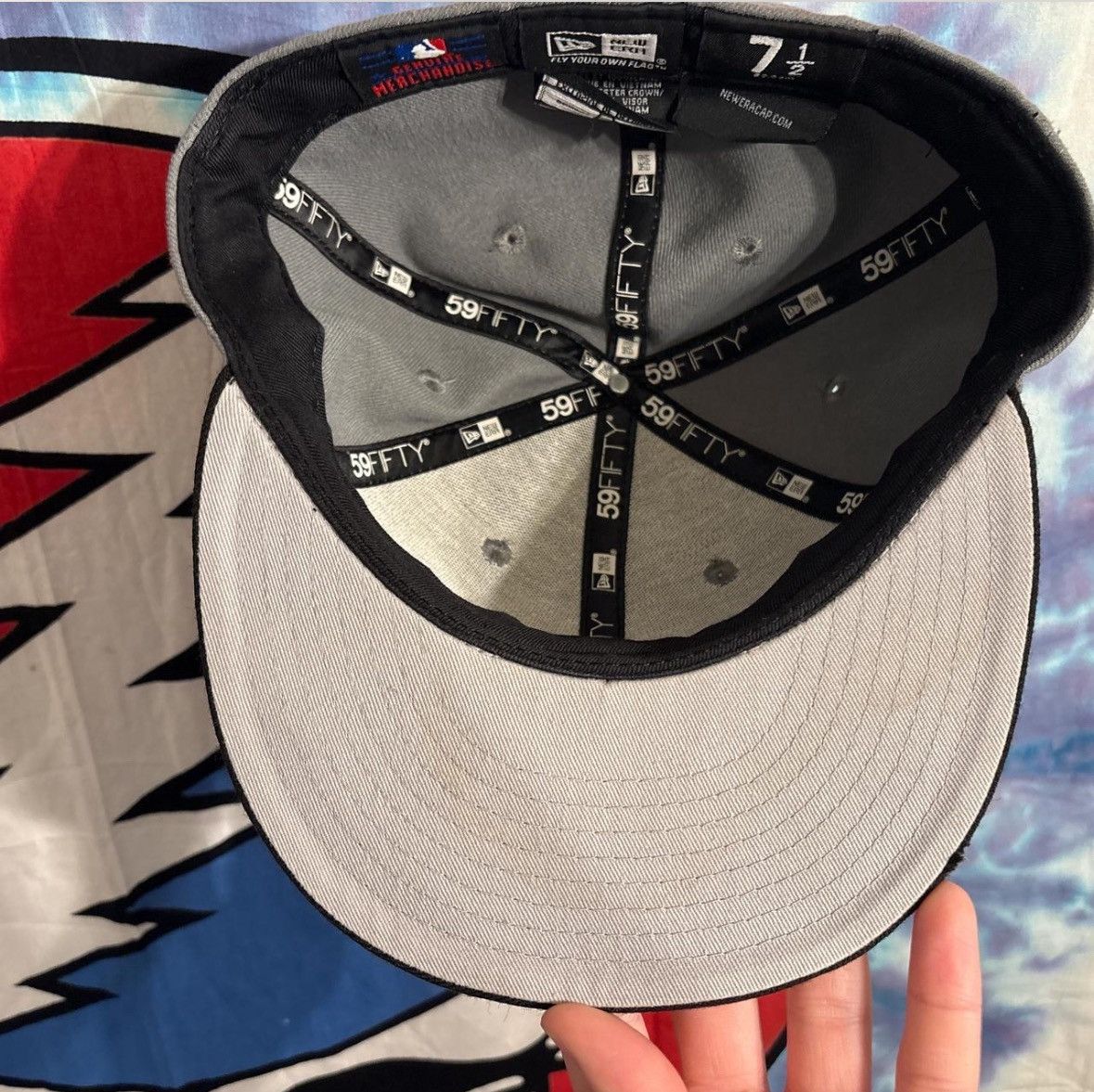 Other Grey and black Detroit Tigers fitted hat 7.5 Size ONE SIZE - 7 Thumbnail