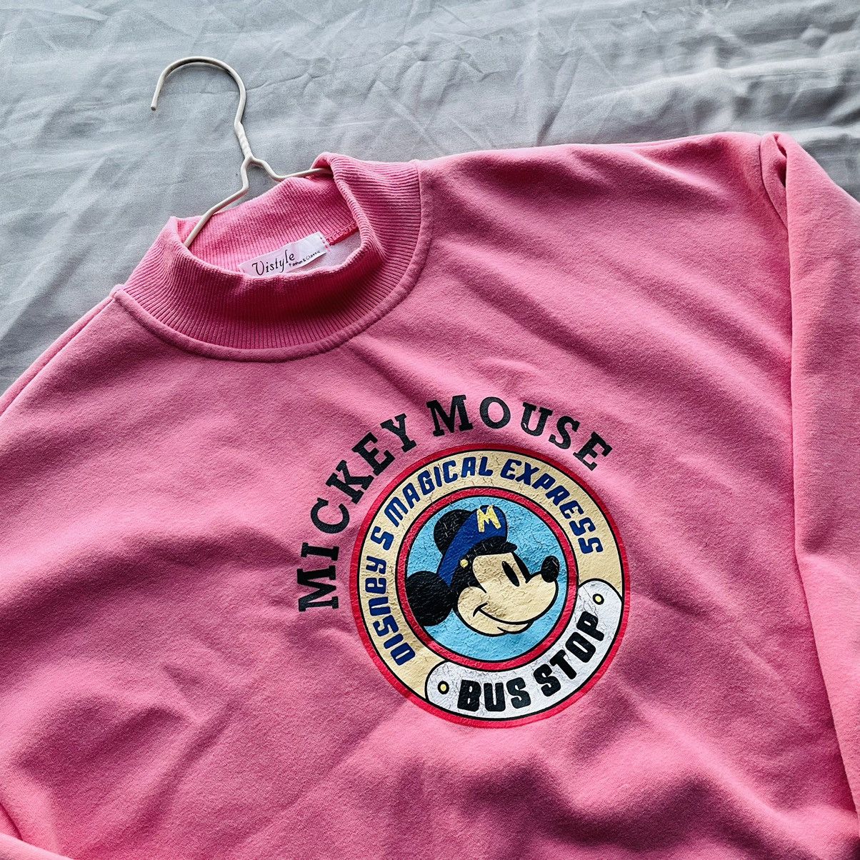Seditionaries × Vintage Micky Mouse Super Soft Umock Neck Sweatshirt. Size M / US 6-8 / IT 42-44 - 1 Thumbnail