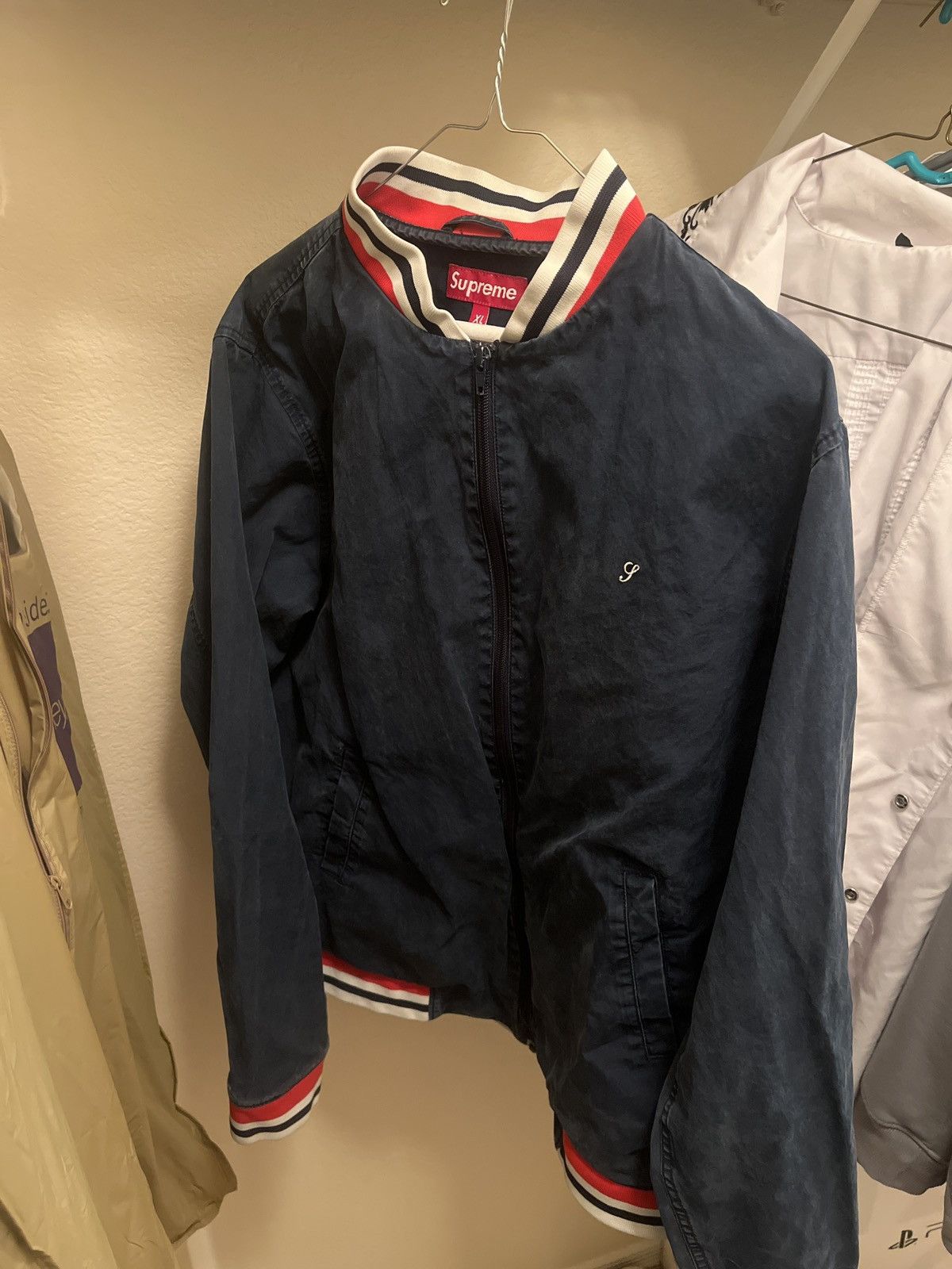 Supreme *Rare* Supreme Varsity Jacket Size US M / EU 48-50 / 2 - 1 Thumbnail