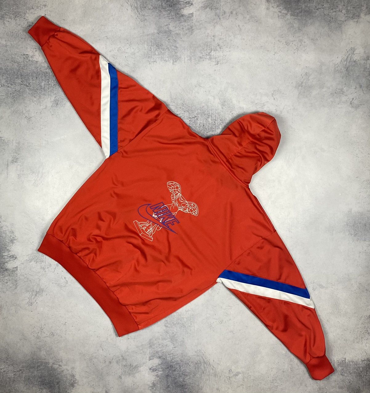 Nike Vintage 80s Nike Windbreaker Jacket Full Zip Hoodie Men’s Size US L / EU 52-54 / 3 - 2 Thumbnail