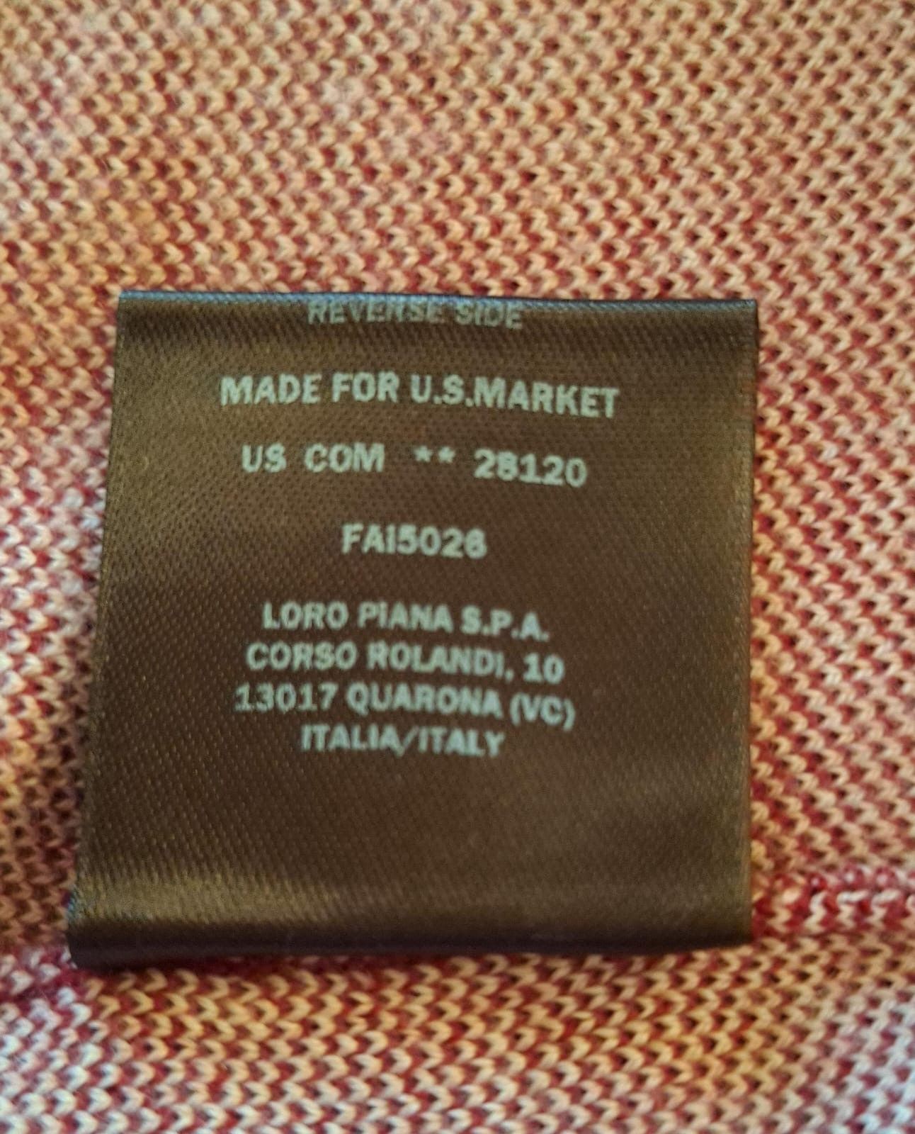 Loro Piana Loro Piana Red Virgin Wool Quarterzip Size US L / EU 52-54 / 3 - 4 Thumbnail