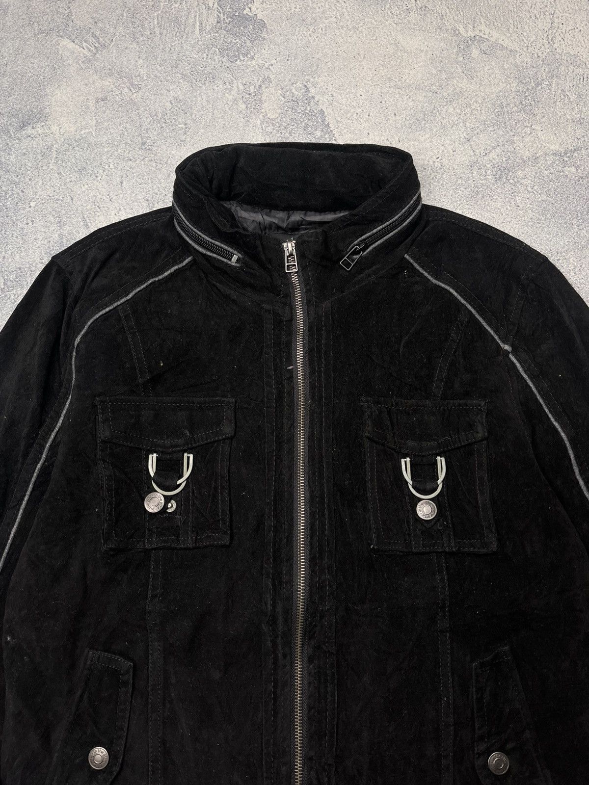 In The Attic In The Attic Suede Jacket Hidden Hooded Size US L / EU 52-54 / 3 - 2 Thumbnail