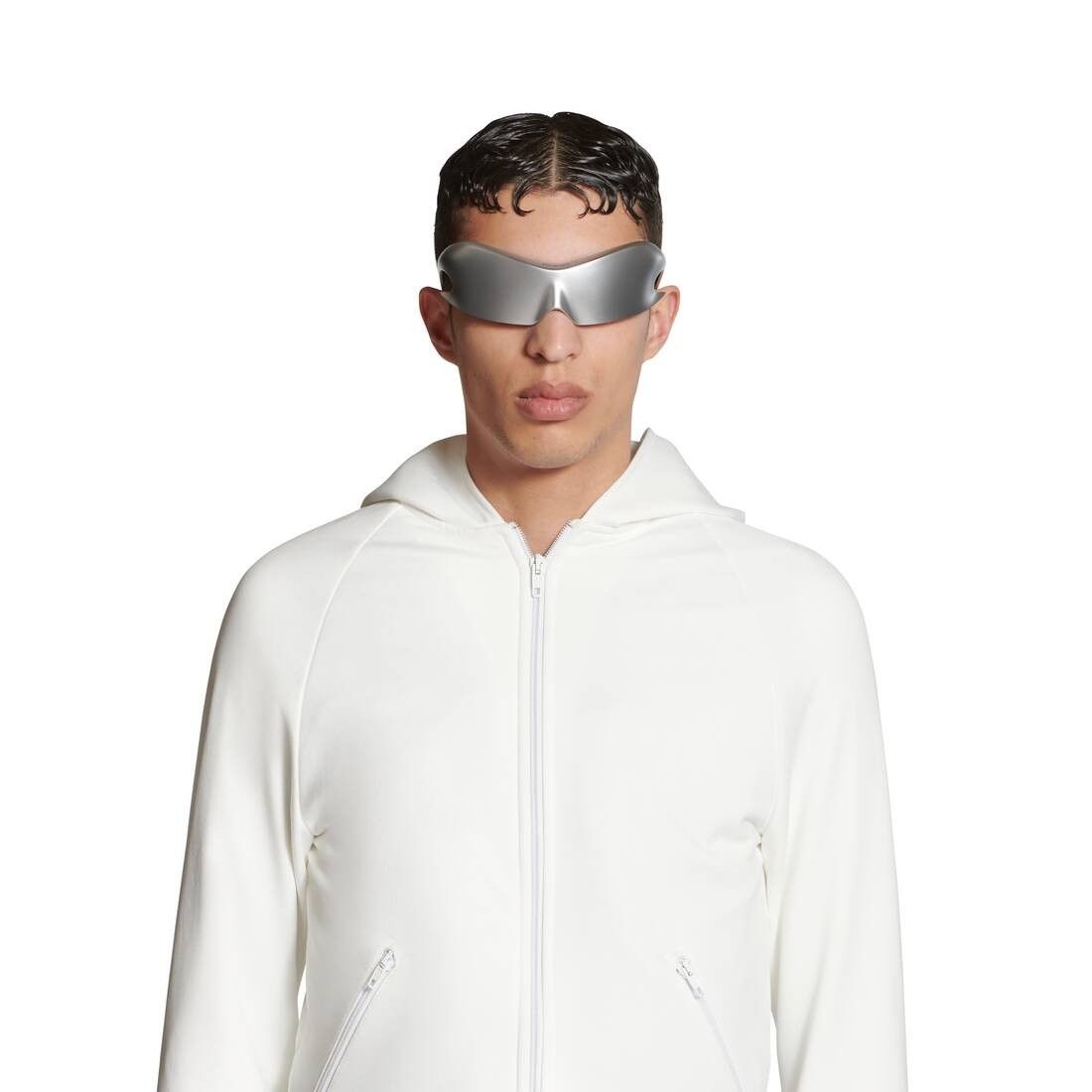 Balenciaga o1w1db10825 Dup / Unity Sports Icon Zip-Up Hoodie Size M / US 6-8 / IT 42-44 - 5 Thumbnail