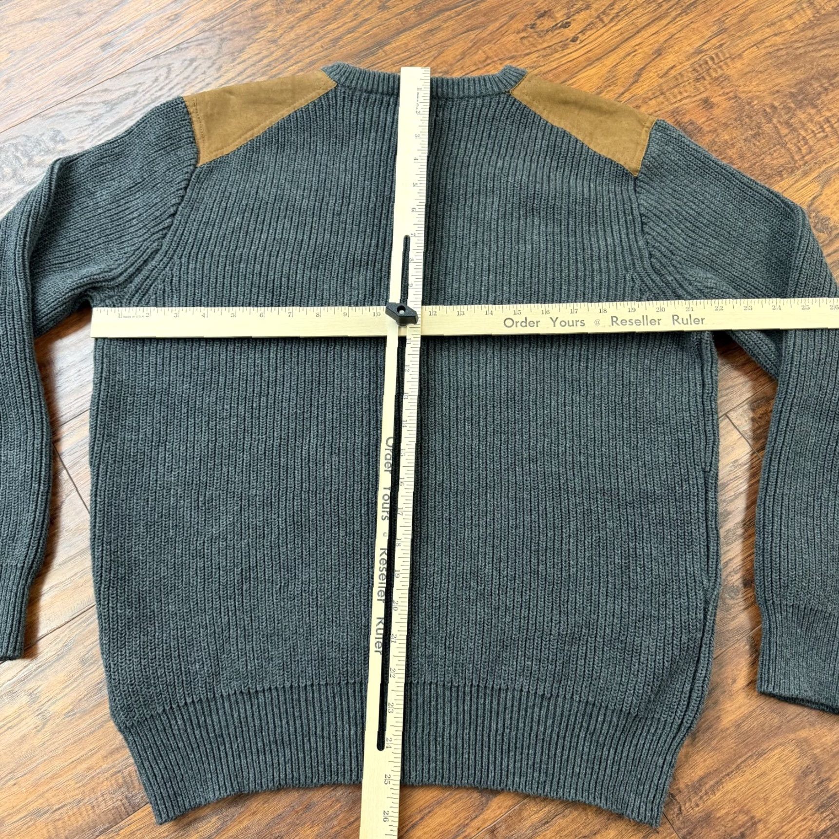 J.Crew J.CREW Sweater Men L Gray Knit Cotton Pullover Crew Neck Long Sleeve 100% Cotton Patch Logo Preppy Casual Shirt Size US L / EU 52-54 / 3 - 4 Thumbnail