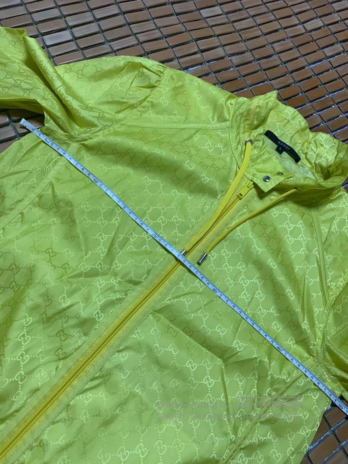 Gucci Gucci Fluorescent Yellow Dragon Print Jacket. Size US L / EU 52-54 / 3 - 6 Thumbnail
