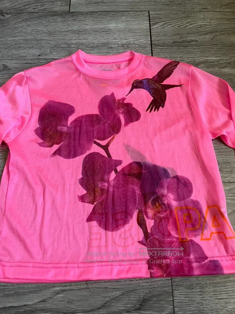 Walter Van Beirendonck Show archive bird flower mesh trans