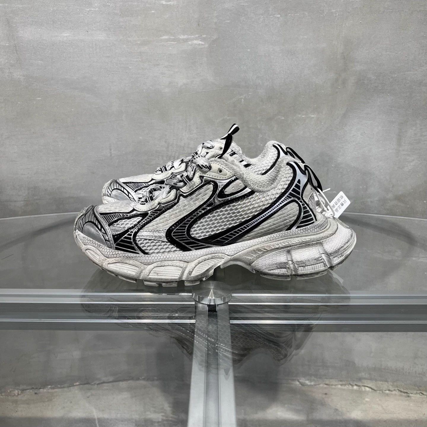Balenciaga BLCG distressed dad shoe cement gray 37 Size US 6 / IT 36 - 3 Thumbnail