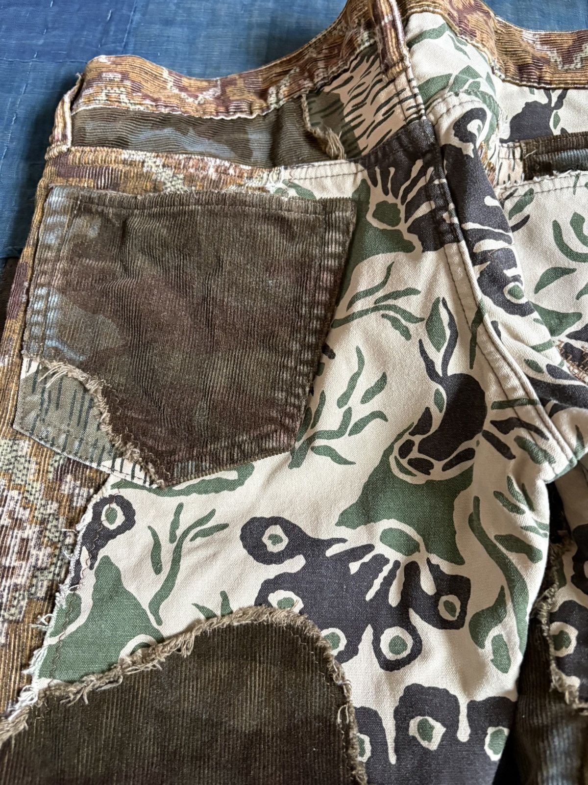 Kapital Kountry KOUNTRY Repair Mixed Pattern Corduroy Patchwork Jeans Size US 30 / EU 46 - 11 Thumbnail