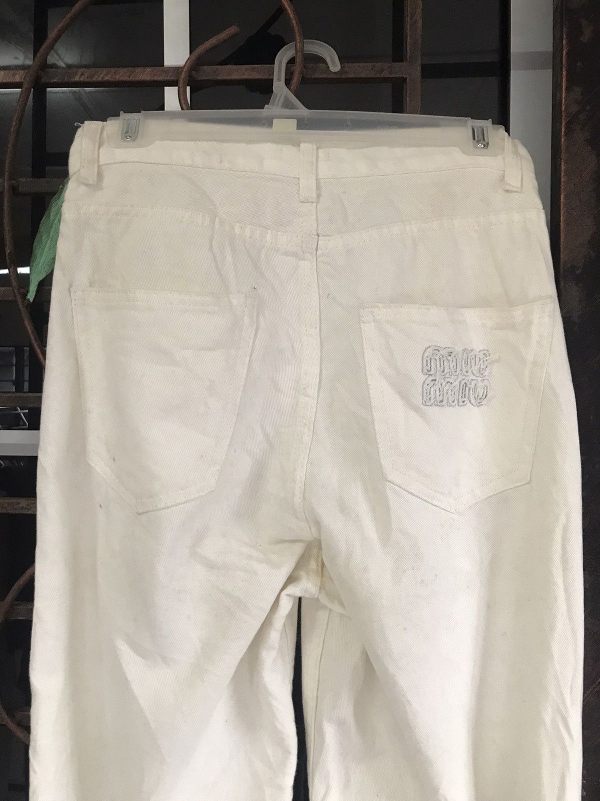 Prada Miu Miu distressed denim high rise Size US 27 - 11 Thumbnail