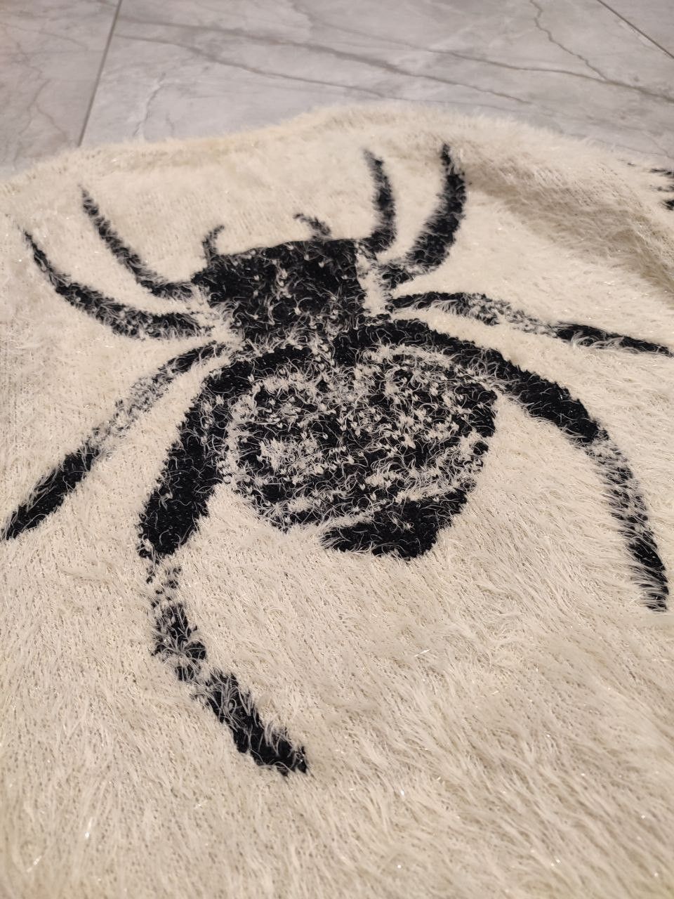 Other Womens sweater 1 of 1 black spyder print grunge M/S size Size S / US 4 / IT 40 - 3 Thumbnail