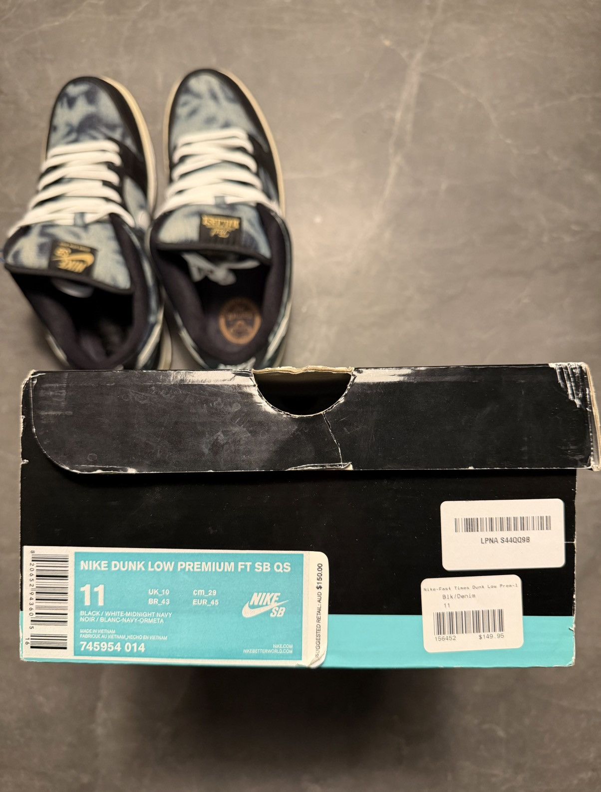 Nike SB Nike SB Dunk Low Fast Times Size US 11 / EU 44 - 7 Thumbnail