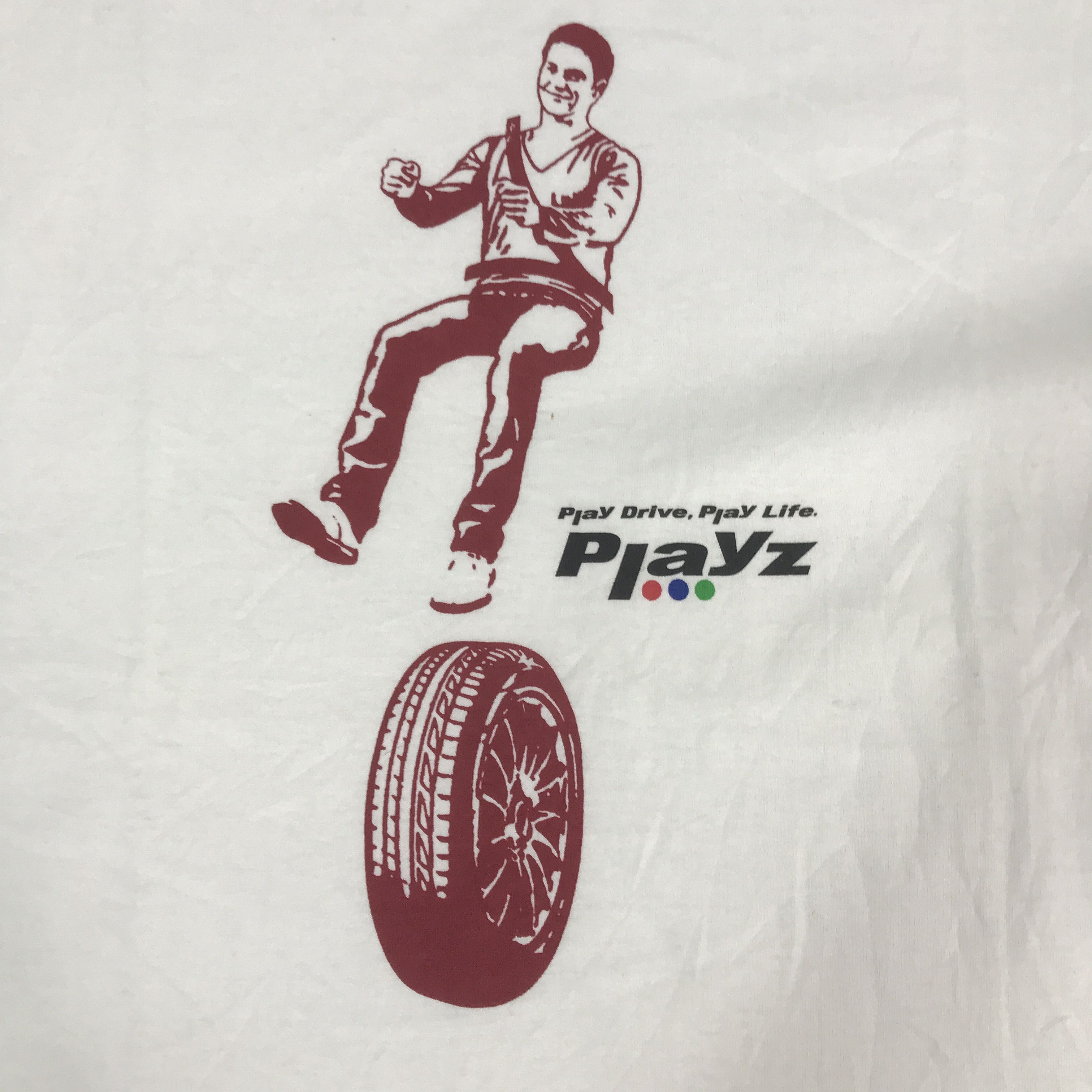 Japanese Brand Vintage Bridgestone tyre brand Japan T-Shirt K44B61 Size US M / EU 48-50 / 2 - 6 Thumbnail
