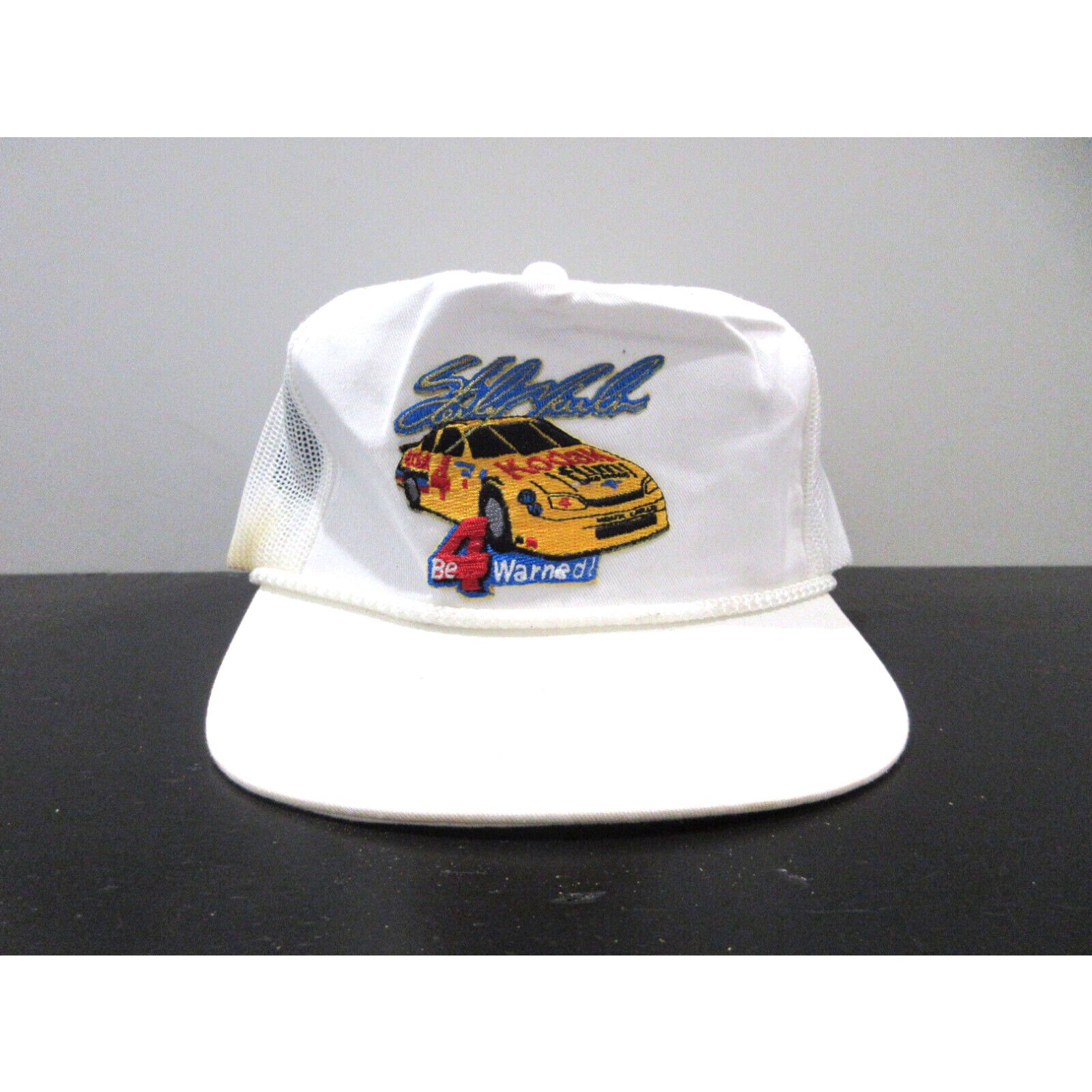 NASCAR VINTAGE Nascar Hat Cap Snap Back White Sterling Marlin Kodak ...