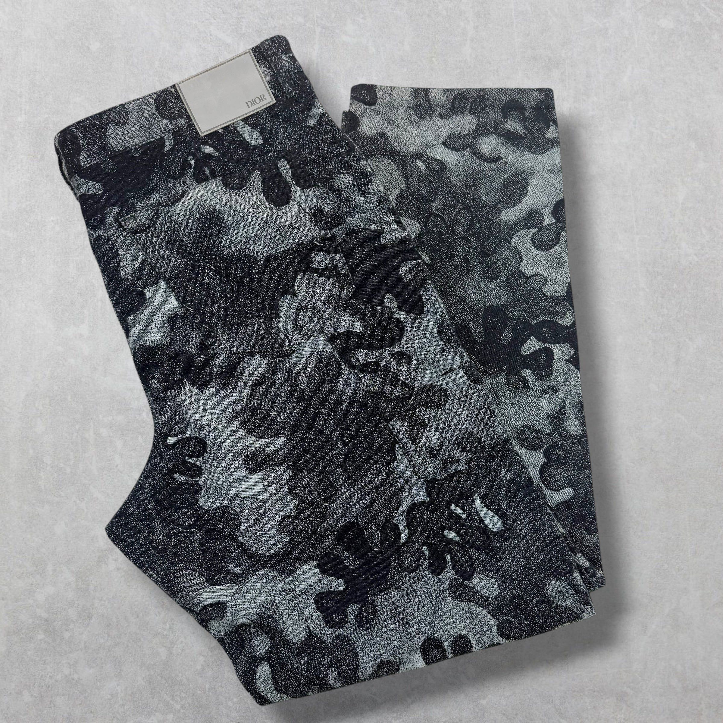Dior Dior Peter Doig Camo Jacquard Jeans 38 Size US 38 / EU 54 - 2 Thumbnail