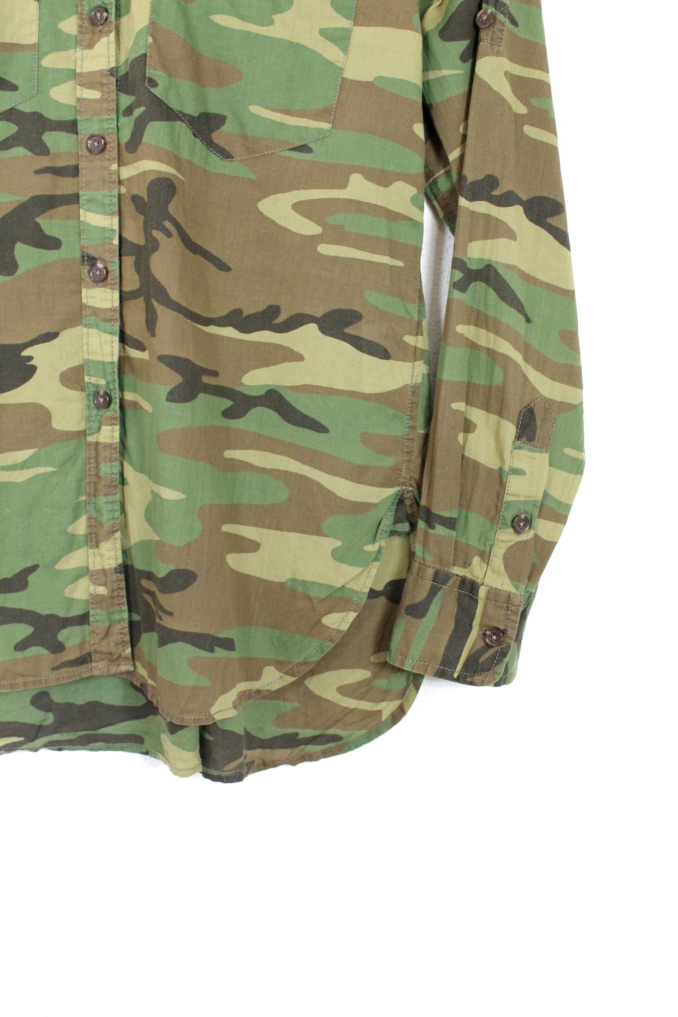 Denim & Supply Ralph Lauren × Polo Ralph Lauren Denim Supply Ralph Lauren Camo Printed Military Shirt Size S / US 4 / IT 40 - 3 Thumbnail
