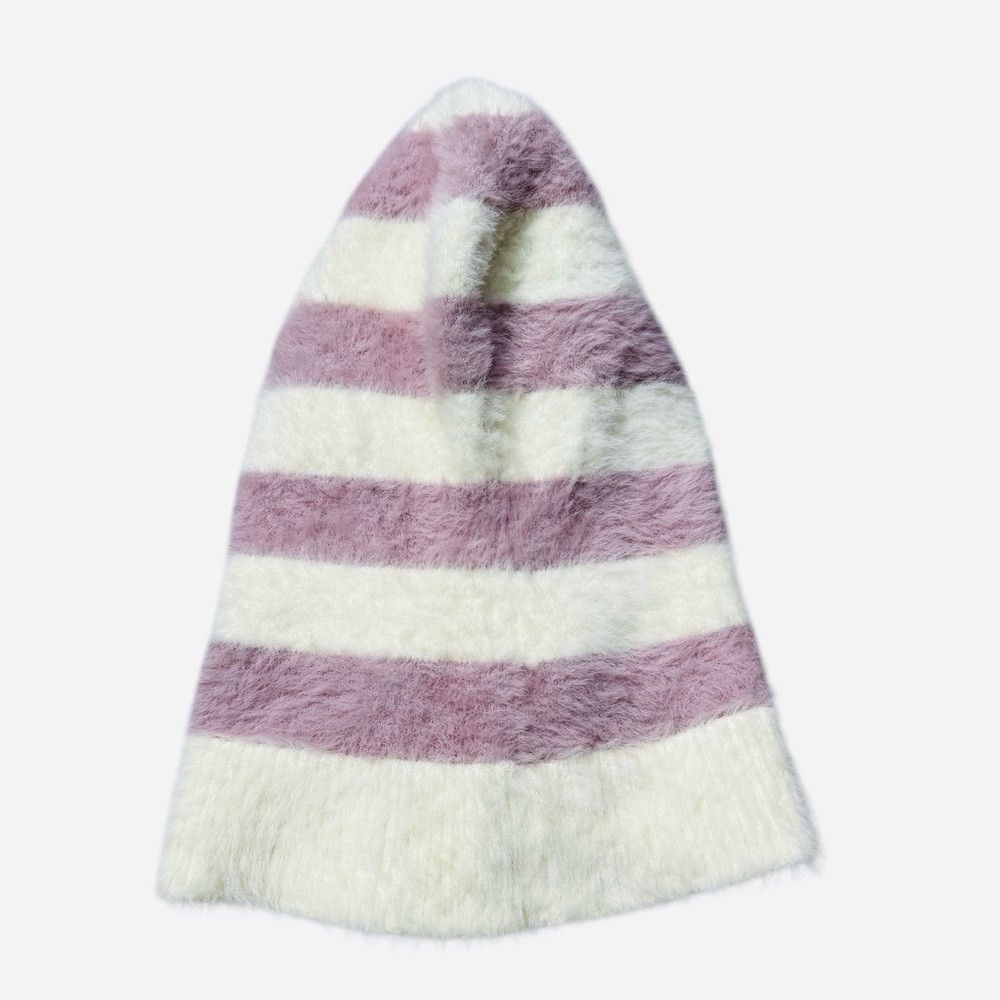 Other New Striped Purple & White Striped Fuzzy Balaclava Size ONE SIZE - 4 Thumbnail