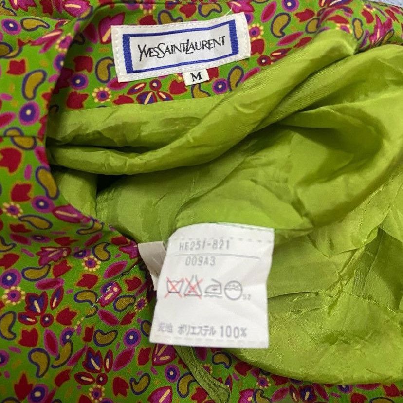 Yves Saint Laurent YSL Floral Skirt Size 27" / US 4 / IT 40 - 4 Thumbnail