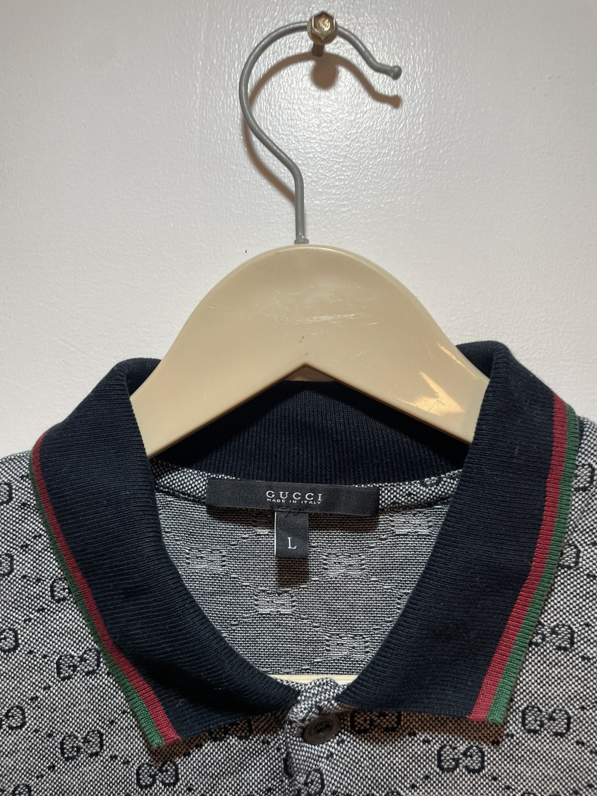 Gucci Gucci Monogram Polo GG Logo Size US L / EU 52-54 / 3 - 2 Thumbnail