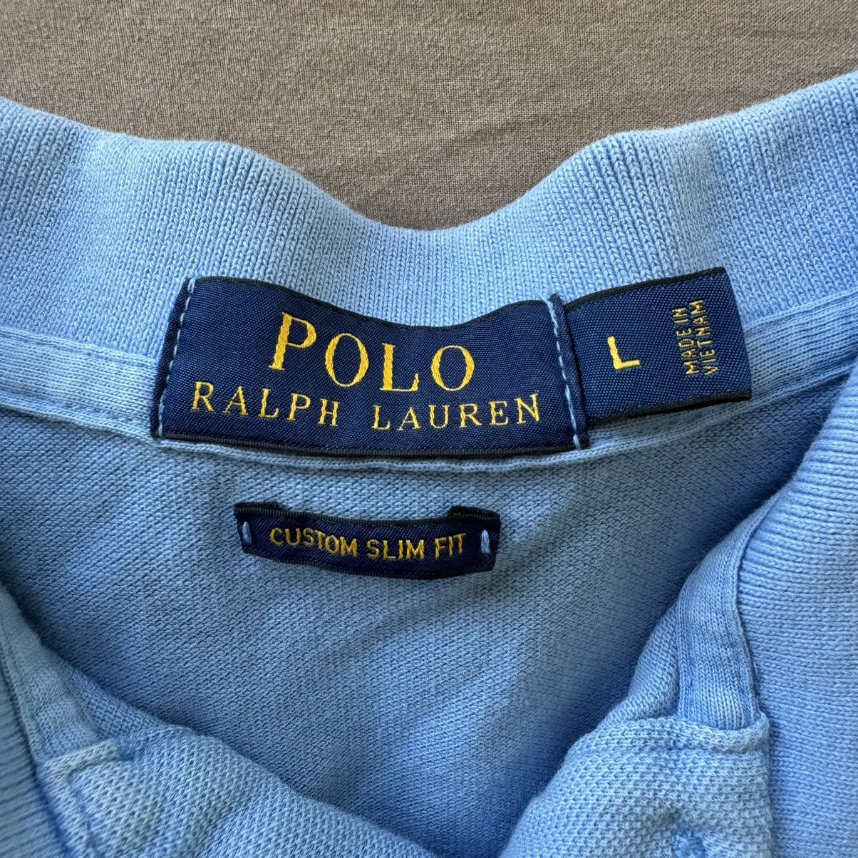 Polo Ralph Lauren Vintage Polo Ralph Lauren Custom Slim Fit Polo Shirt Size US L / EU 52-54 / 3 - 4 Thumbnail