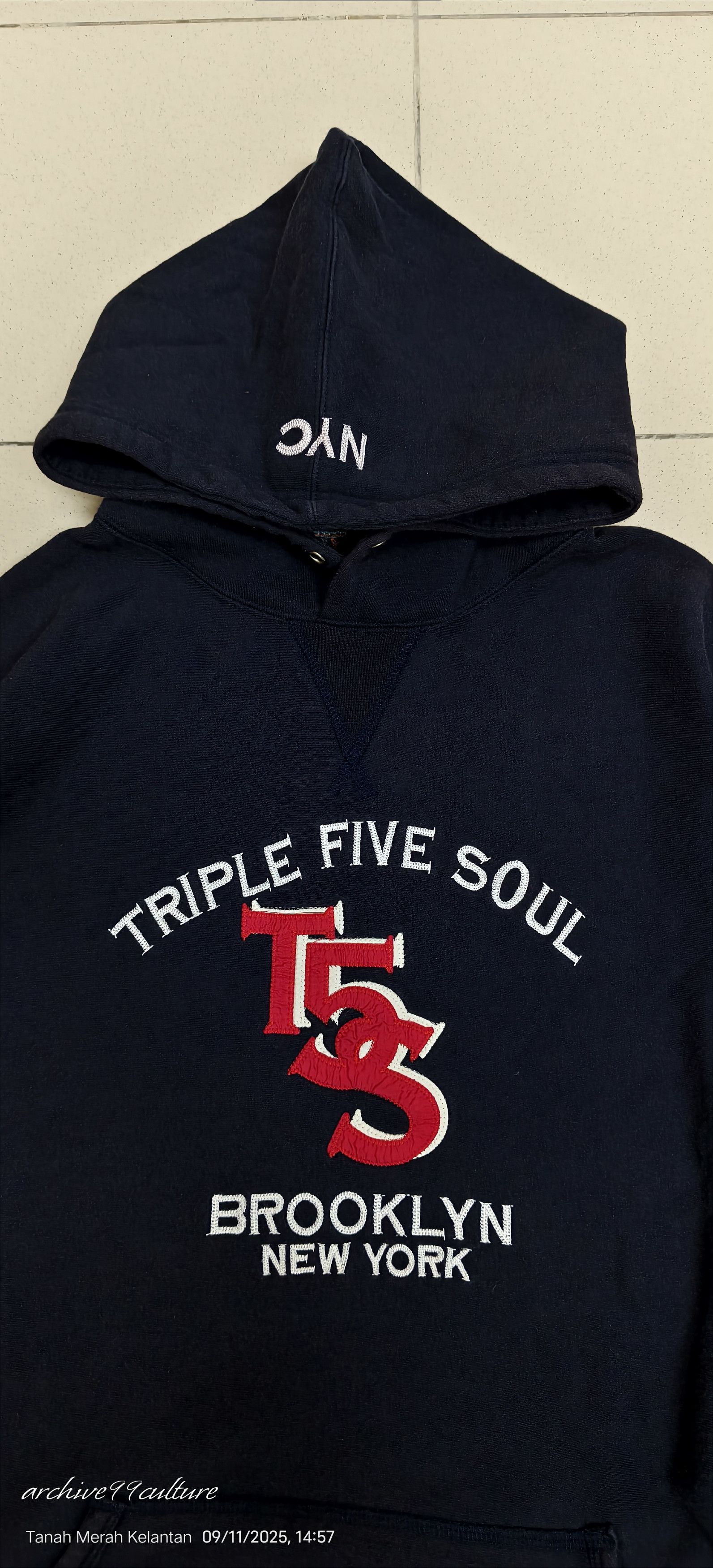 Triple 5 Soul 90s TRIPLE FIVE SOUL NYC Hip hop XL Hoodie Size US XL / EU 56 / 4 - 10 Thumbnail