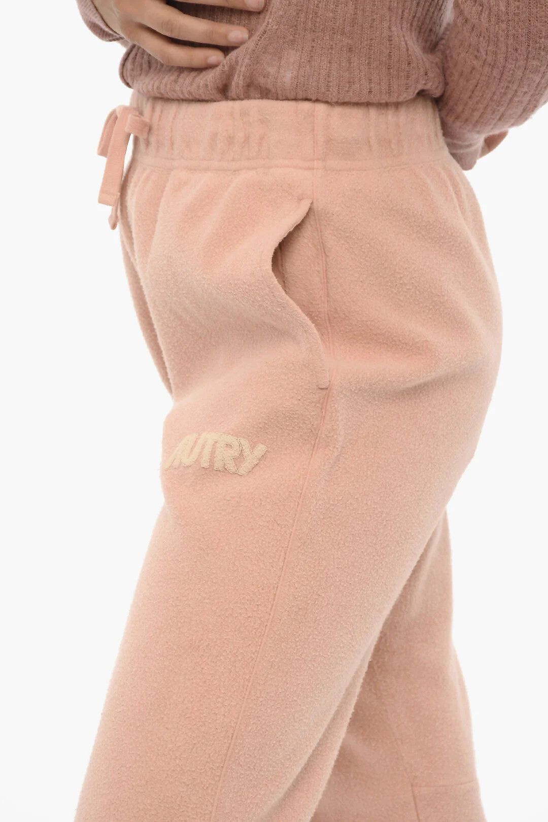 AUTRY og1mm0426 Fleece Joggers in Pink Size 27" / US 4 / IT 40 - 3 Thumbnail