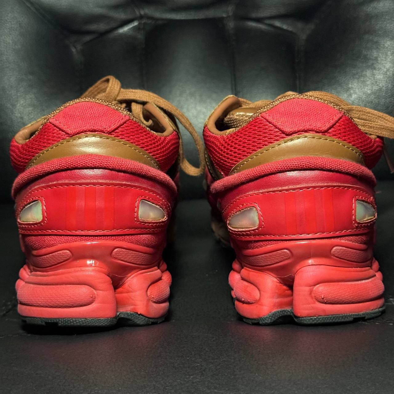 Adidas × Raf Simons 7,5us Adidas Raf Simons ozweego replicant red brown Size US 7.5 / EU 40-41 - 2 Thumbnail