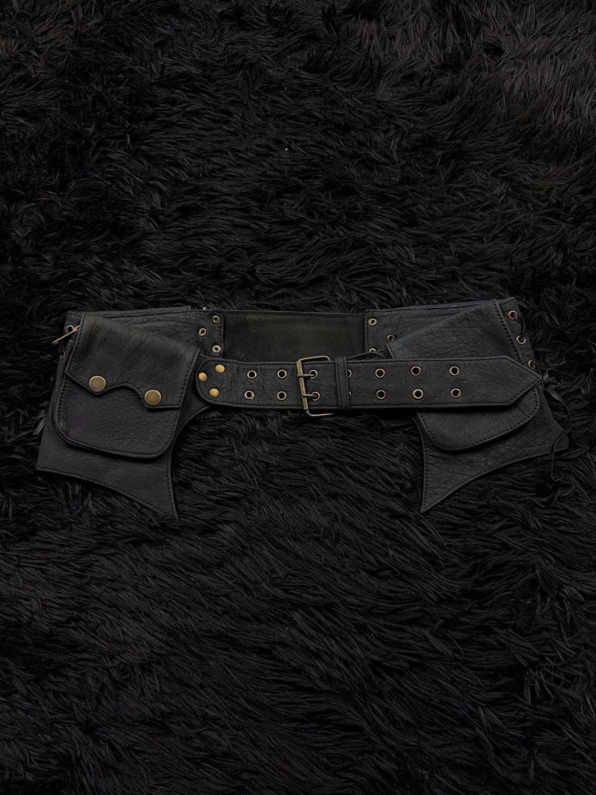 KMRii Kmrii Style Avant Garde Archive Leather Pocket Belt Bag Size ONE SIZE - 11 Thumbnail
