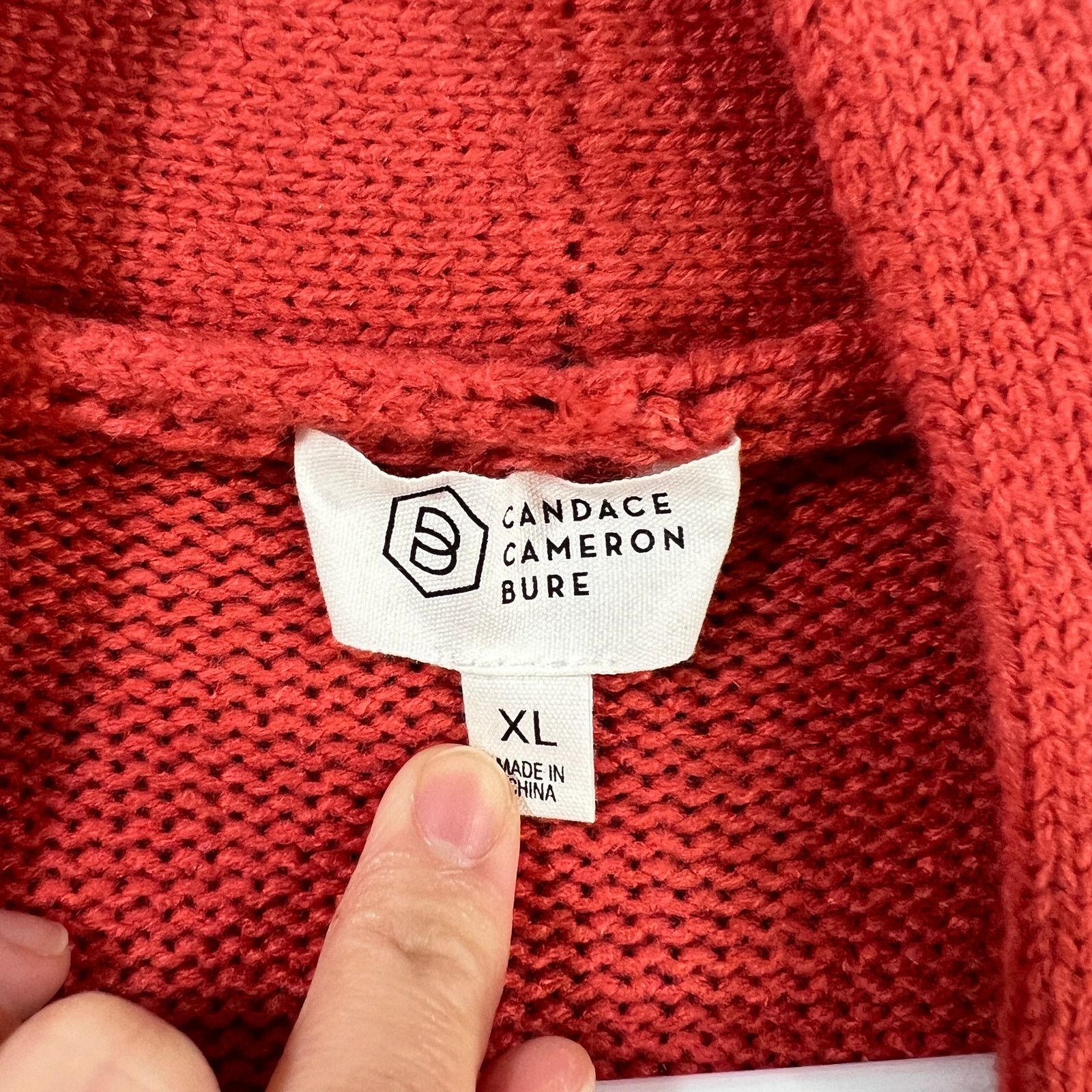Other Candace Cameron Bure Womens Cardigan Regular Novelty Size XL / US 12-14 / IT 48-50 - 3 Thumbnail