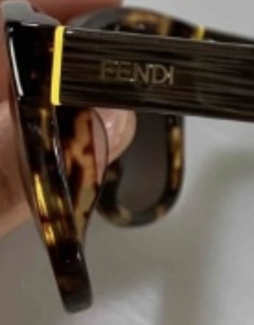 Fendi Fendi 🇮🇹 tortoise shell Havana logo sunglasses NEW Size ONE SIZE - 1 Thumbnail