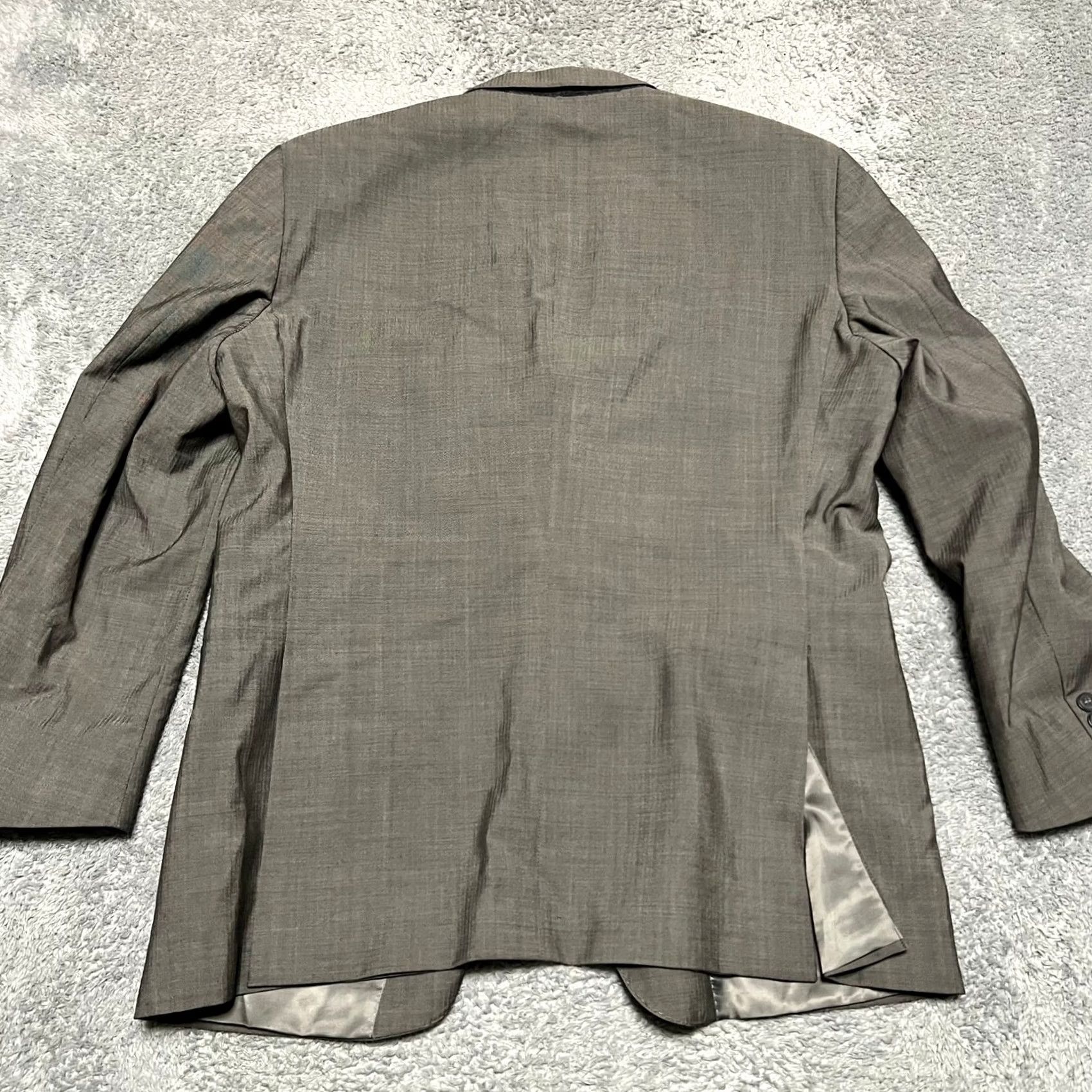 Peter Millar VINTAGE Peter Millar Blazer Men 46R Gray Wool Sport Jacket Coat Size 46R - 4 Thumbnail