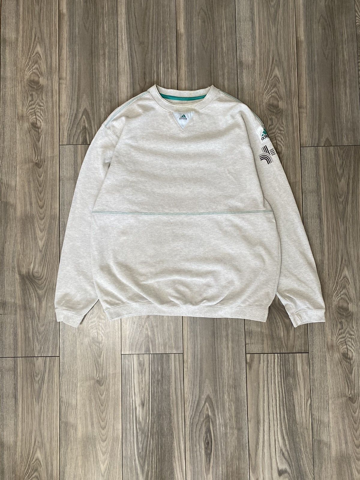 Adidas Vintage Adidas Equipment 90’s Grey Sweatshirt Size L Size US L / EU 52-54 / 3 - 1 Thumbnail